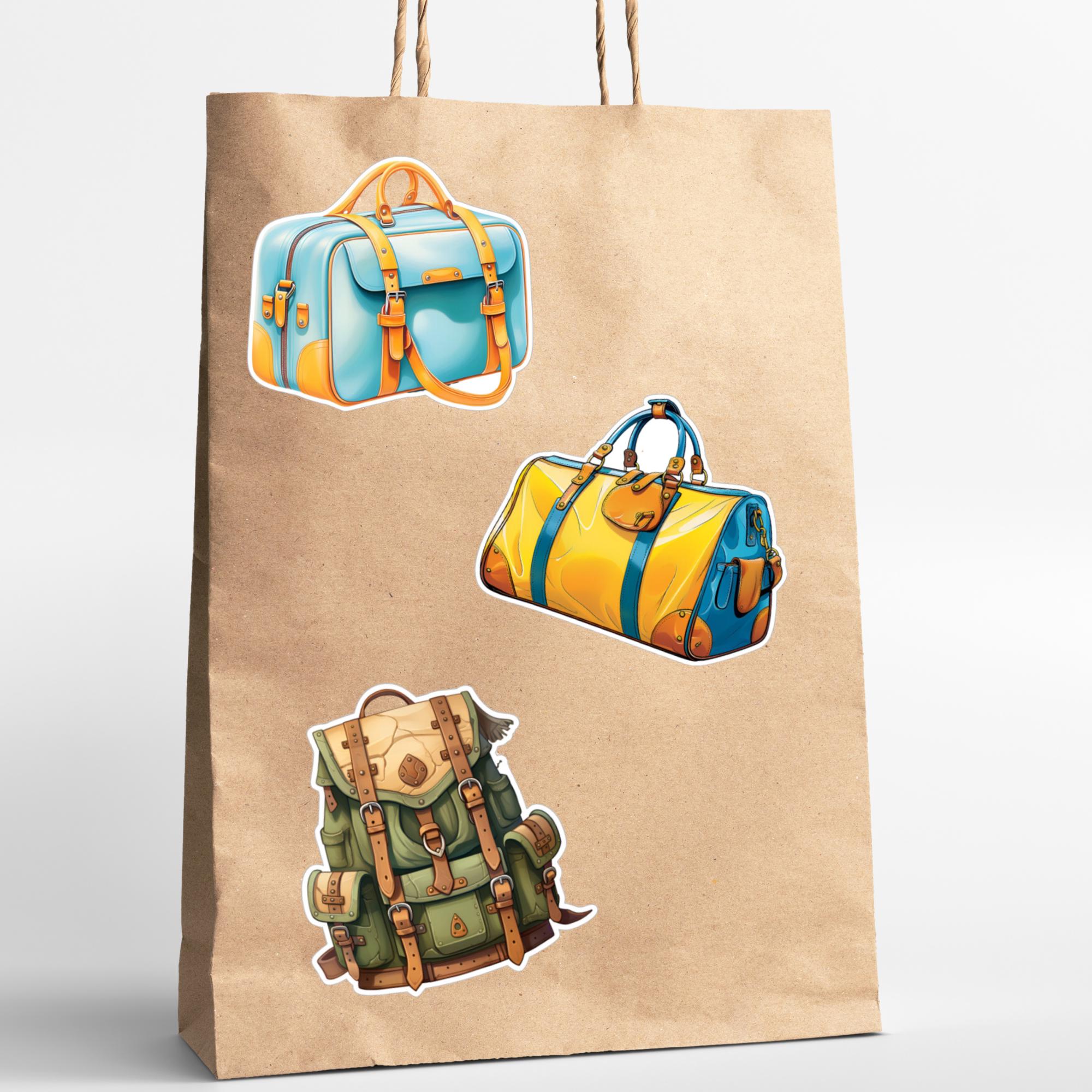 Kofferaufkleber Aufkleber Rucksack Reiseaufkleber großer Sticker Reisetasche - 3 Aufkleber Motive zur Auswahl in Weiß oder Transparent #SEG8 Kofferaufkleber Aufkleber Rucksack Reiseaufkleber großer Sticker Reisetasche - 3 Aufkleber Motive zur Auswahl in Weiß oder Transparent #SEG8