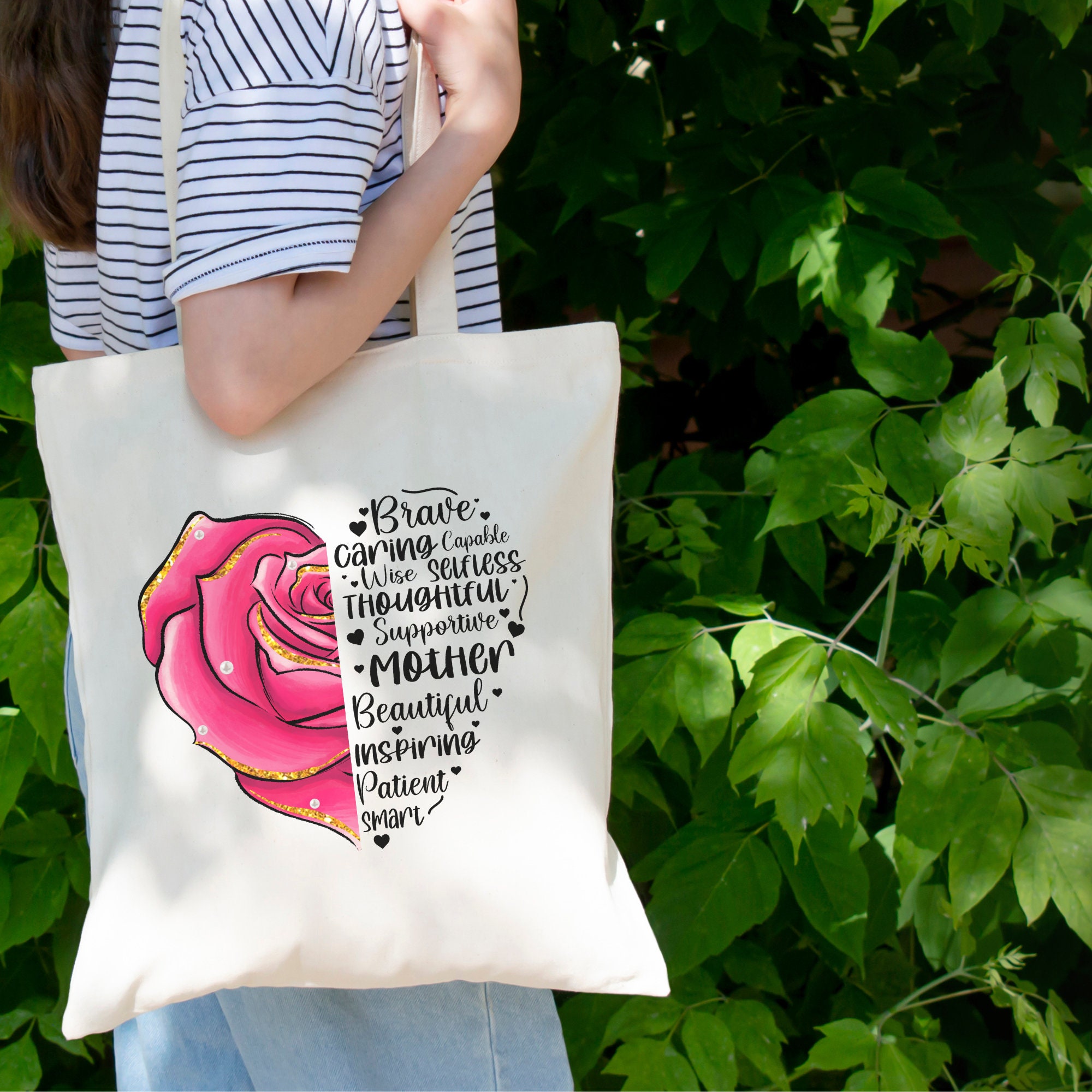 Stofftasche Stoffbeutel Einkaufstasche Tasche Muttertag Geschenk Geburtstag Mama Mitbringsel #STSUB