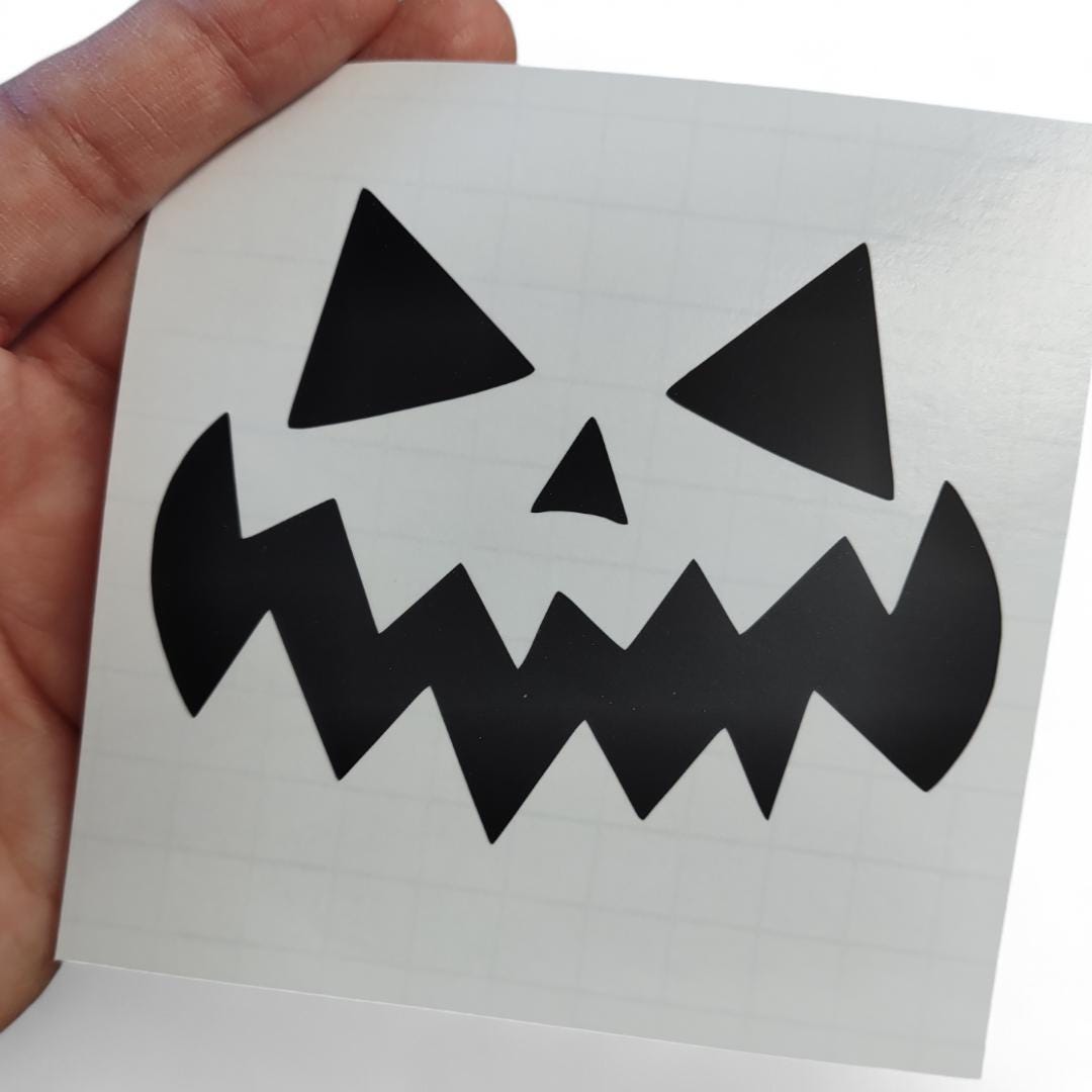 Halloween Kürbis Gesicht Aufkleber,Vinylsticker, Kürbisschmuck Sticker, Gesichtsaufkleber, Vinyl, Gruselgesicht -6 Motive zur Auswahl #SVEY Halloween Kürbis Gesicht Aufkleber,Vinylsticker, Kürbisschmuck Sticker, Gesichtsaufkleber, Vinyl, Gruselgesicht -6 Motive zur Auswahl #SVEY