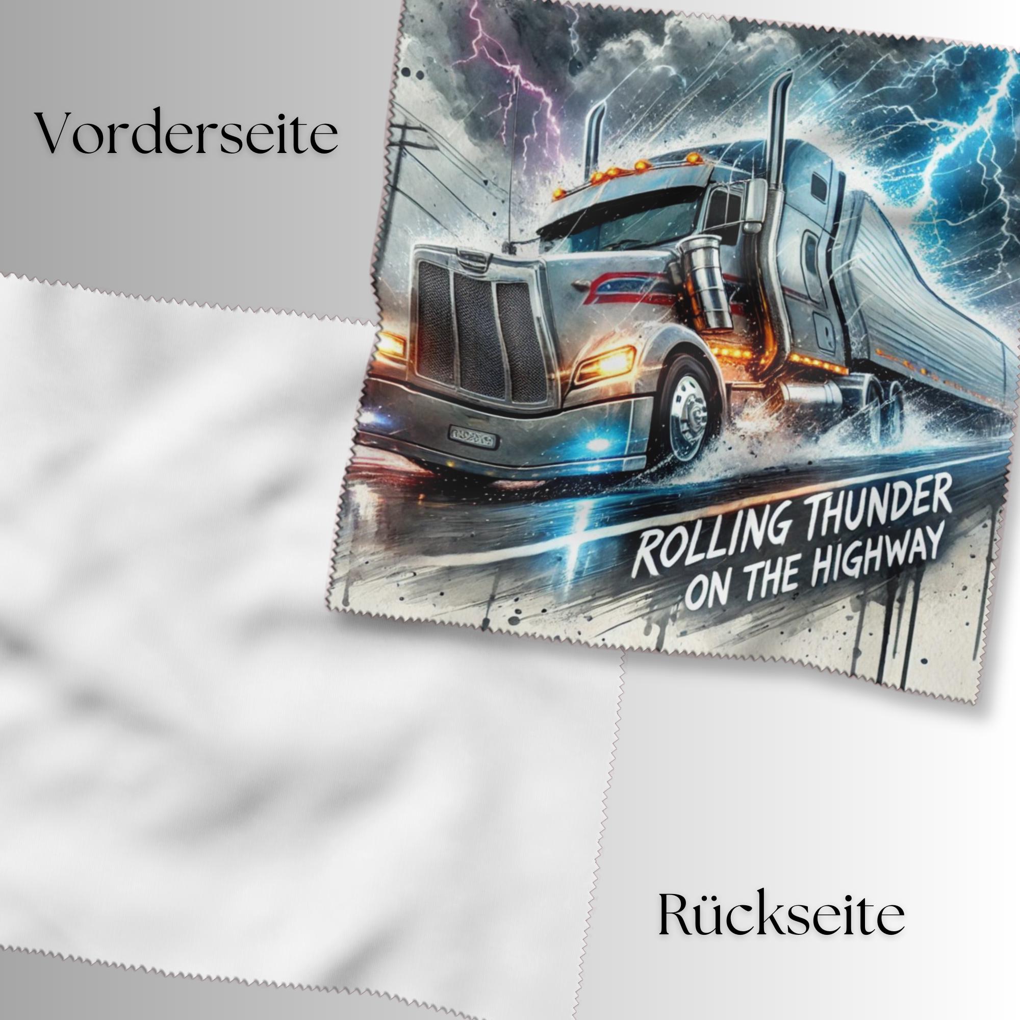 Brillenputztuch Trucker Lkw Lastwagen bedrucktes Mikrofasertuch für Brillen Tuch für Displays Objektive #AL46 Brillenputztuch Trucker Lkw Lastwagen bedrucktes Mikrofasertuch für Brillen Tuch für Displays Objektive #AL46