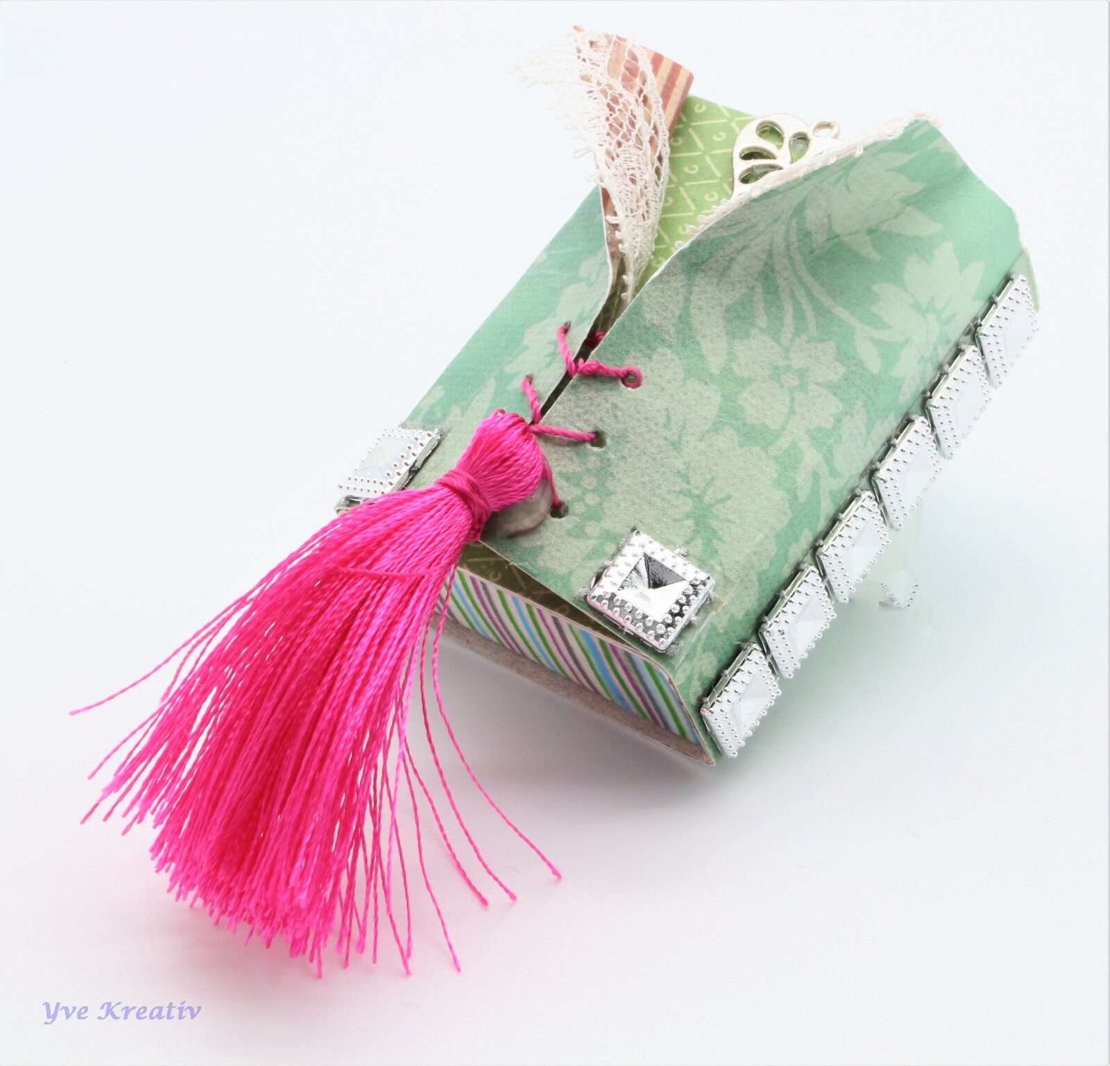 Kleine Schachtel, verzierte Streichholzschachtel als originelle Geschenkverpackung für Geld, Gutscheine und mehr