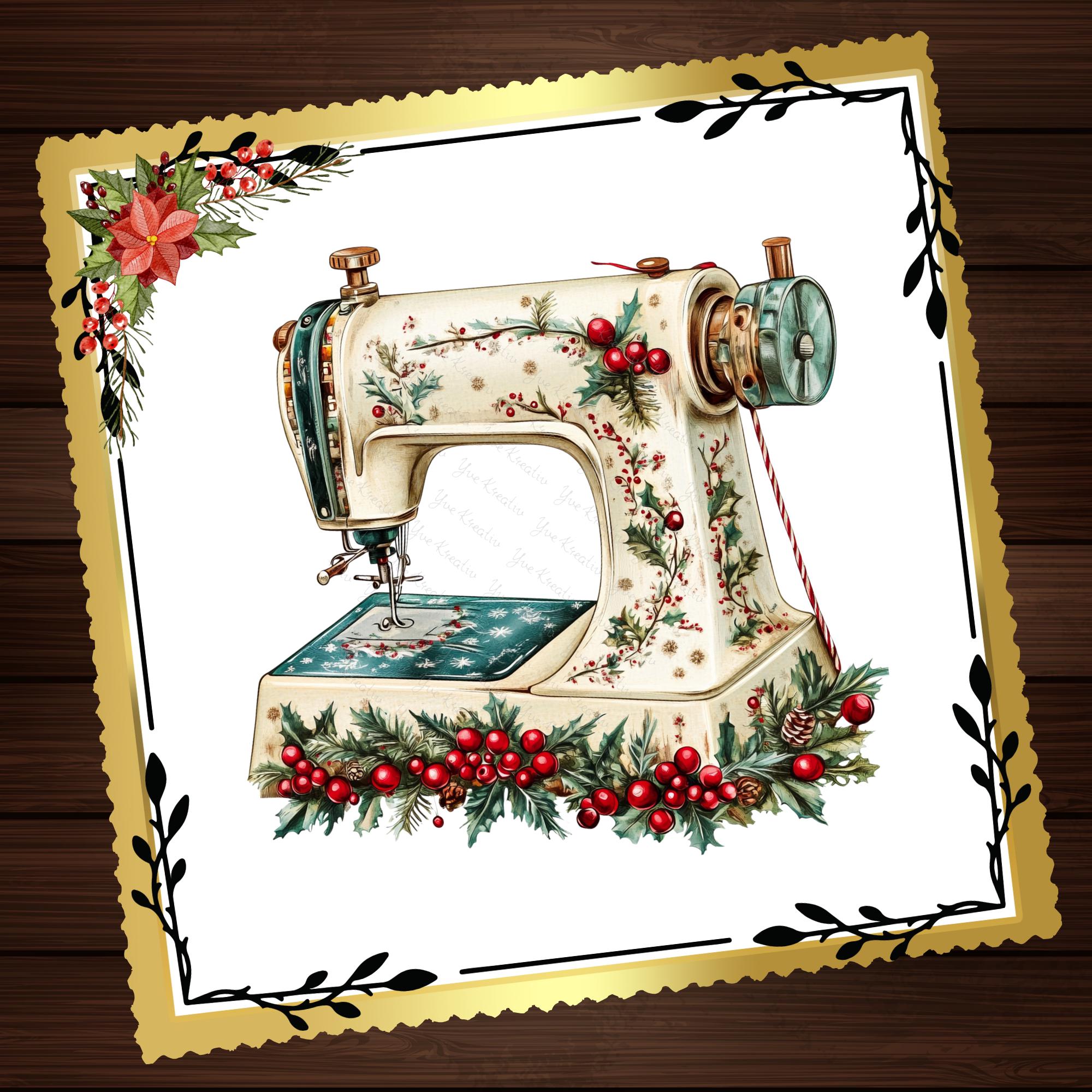 Brillenputztuch Nähmaschine Weihnachten Wichtelgeschenk Näherin Geschenk Schneider bedrucktes Mikrofasertuch für Brillen Display Handy #WE28