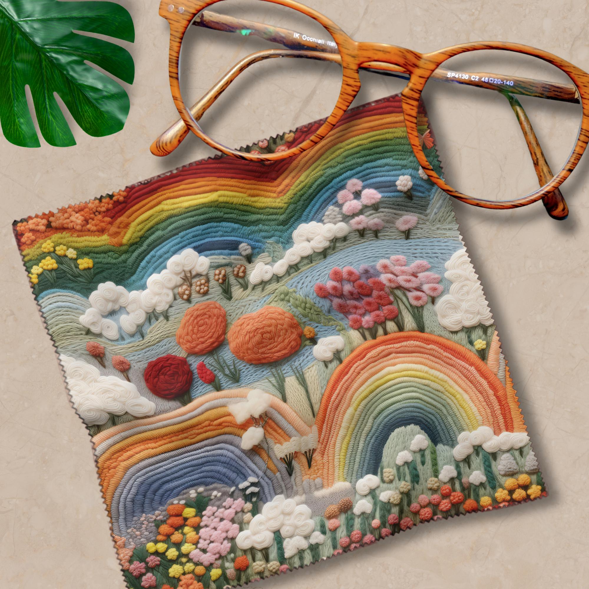 Brillenputztuch Regenbogen Land Geschenk Einschulung Mitbringsel Geburtstag bedrucktes Mikrofasertuch für Brillen Tuch für Displays #FA26 Brillenputztuch Regenbogen Land Geschenk Einschulung Mitbringsel Geburtstag bedrucktes Mikrofasertuch für Brillen Tuch für Displays #FA26