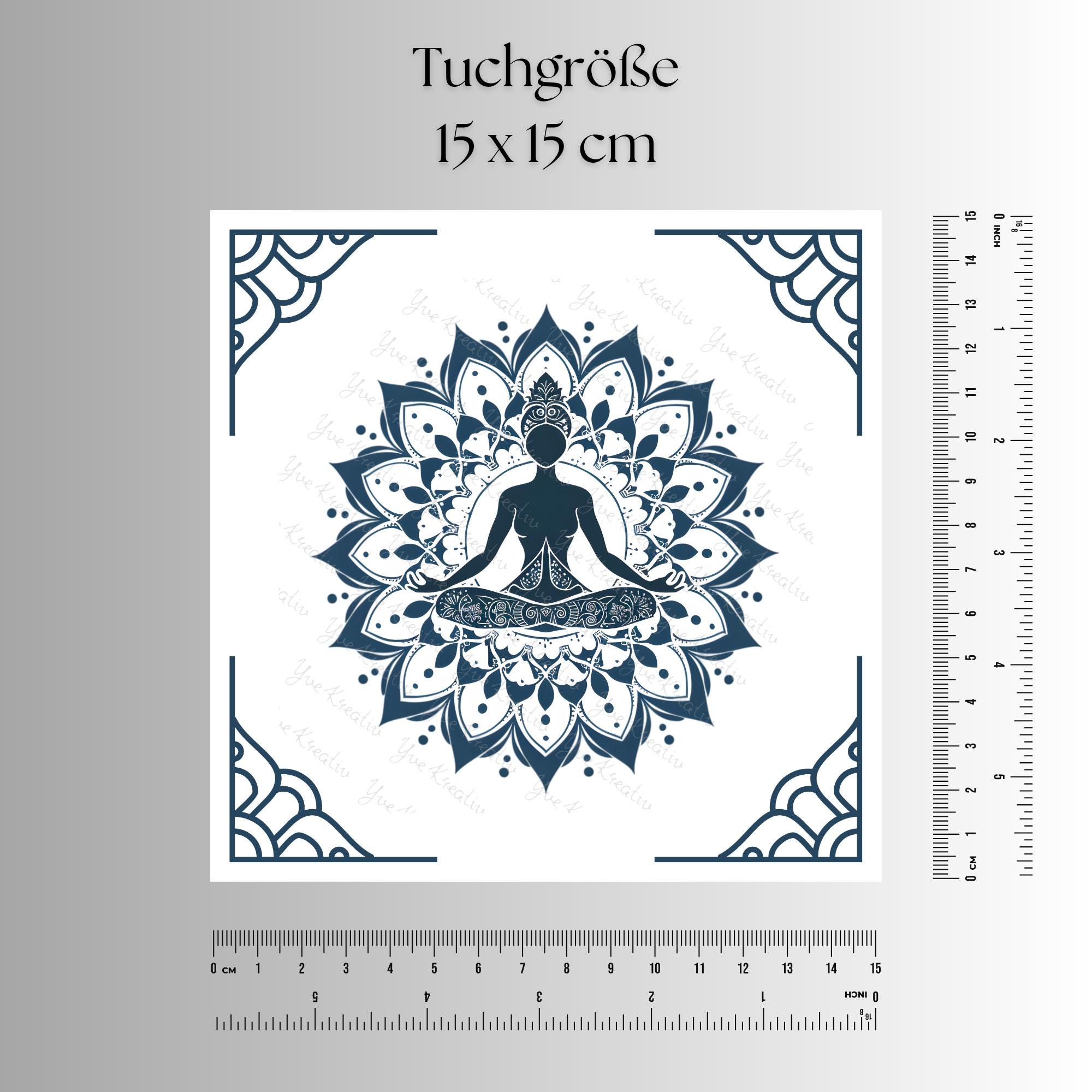 Brillenputztuch bedrucktes Mikrofasertuch für Brillen Tuch für Displays Geschenk Geburtstag für Yoga Fan Yogi #SP31