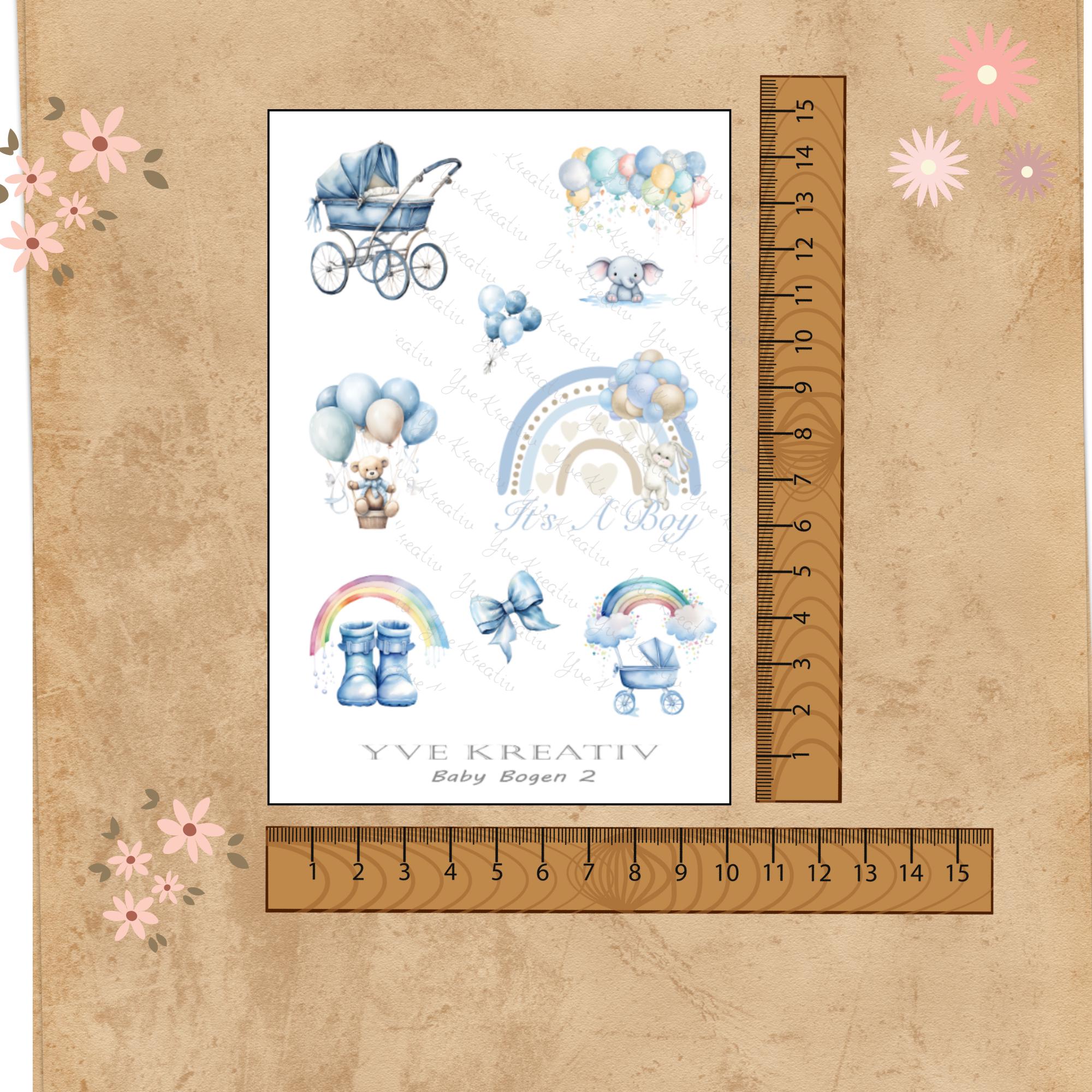 2 Stickerbogen SET Baby Boy Aufkleber Babyparty Sticker Geburt | Sticker Set zur Auswahl in Weiß - Transparent - Matt - Glanz #SBA6 2 Stickerbogen SET Baby Boy Aufkleber Babyparty Sticker Geburt | Sticker Set zur Auswahl in Weiß - Transparent - Matt - Glanz #SBA6
