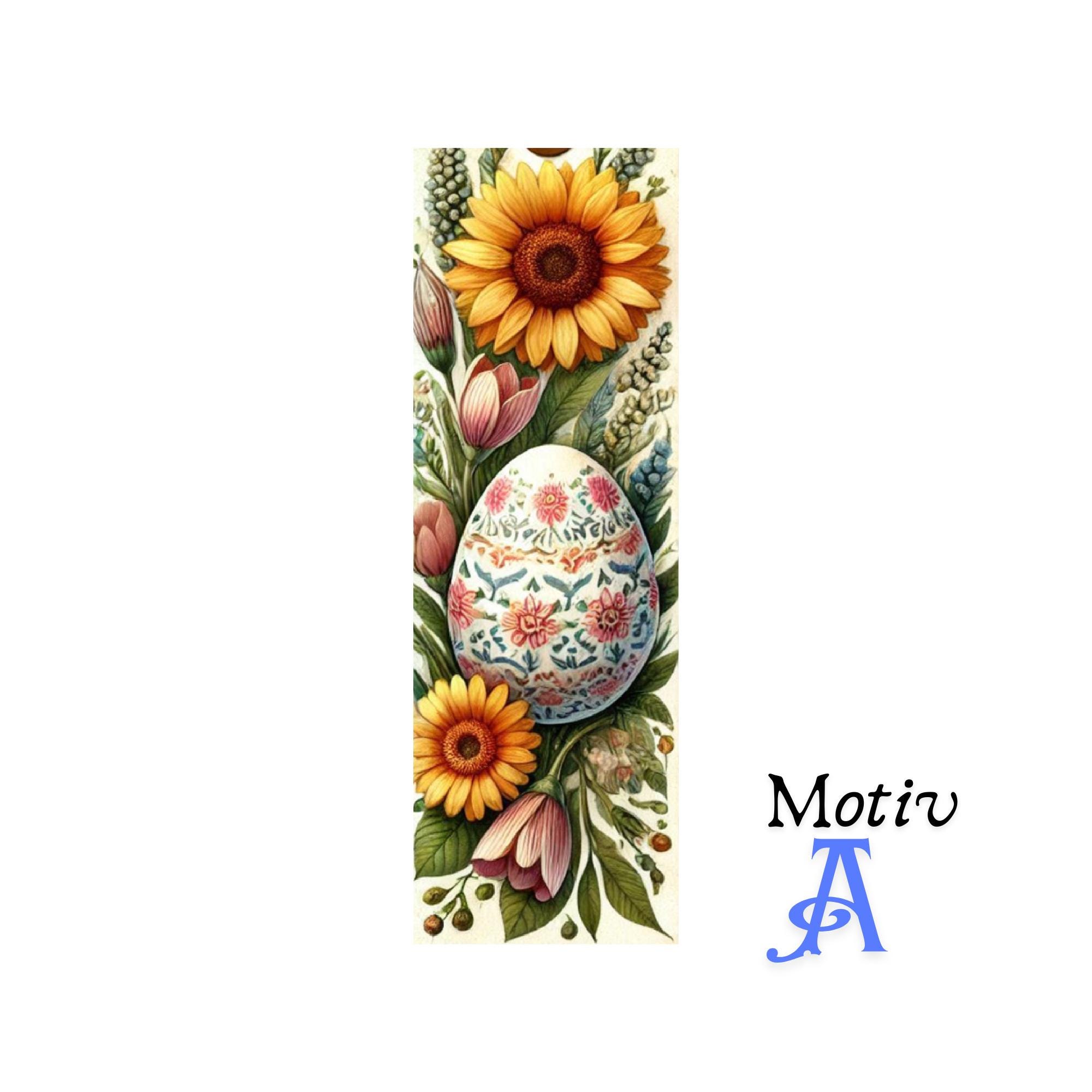 Lesezeichen aus Aluminium Geschenk zu Ostern Osterhase bunte Ostereier Bücher Bookmark - 2 Motive zur Auswahl  #LEALU