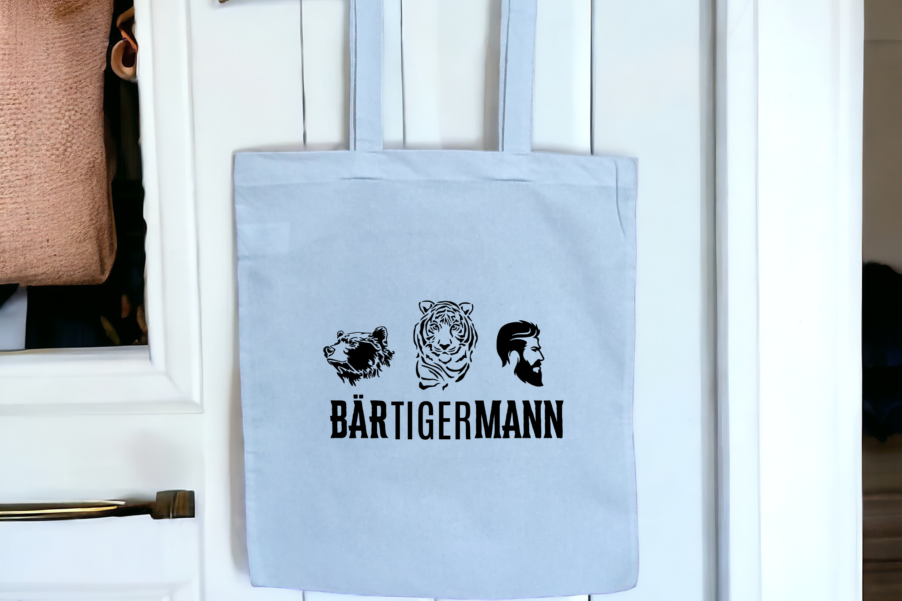 Stofftasche, Stoffbeutel, Geschenk Vater, Vatertag, Mann, Ehemann  #STBAUWB