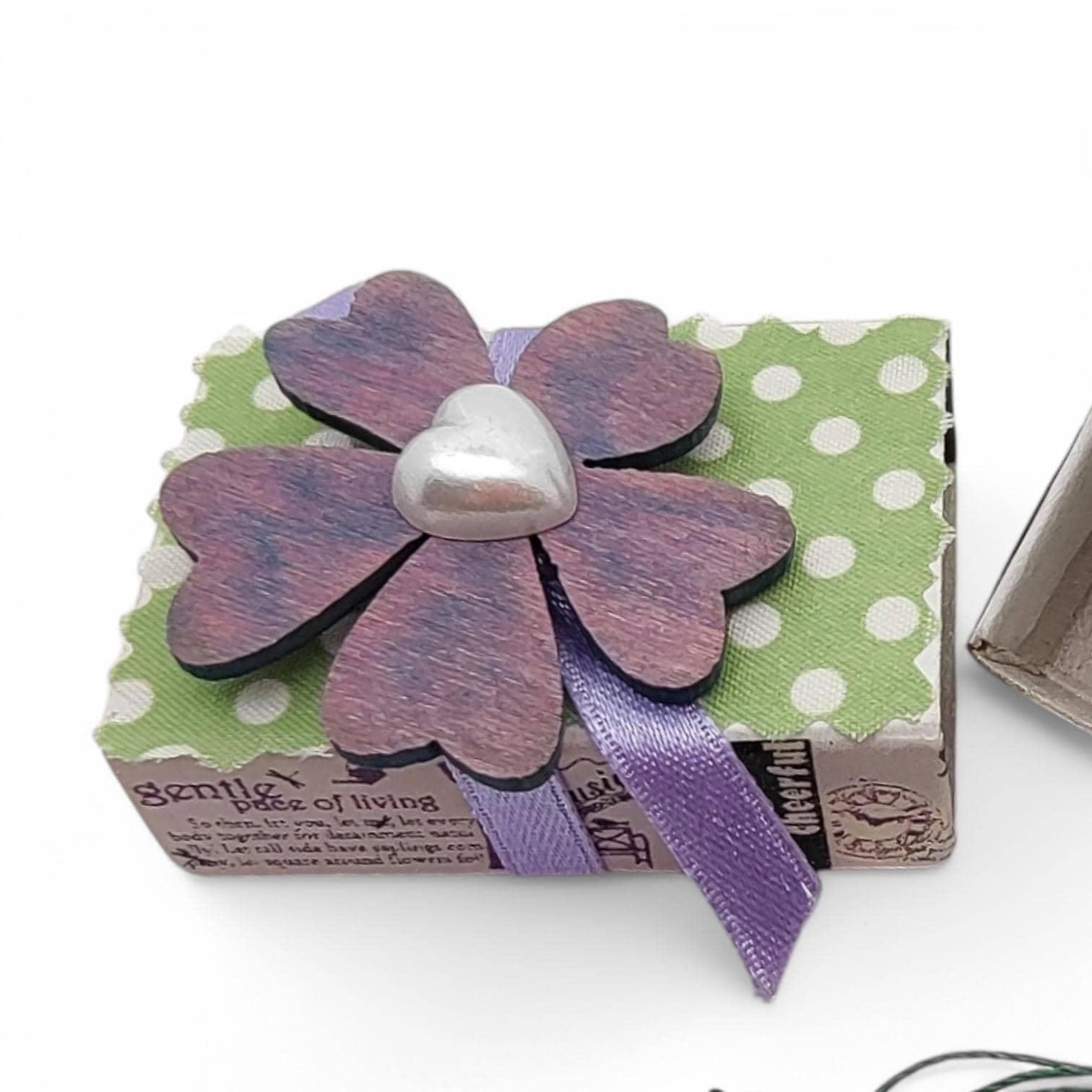 Schachtel für Geldgeschenke mit Lavendel, verzierte Streichholzschachtel als originelle Verpackung für Geld, Gutscheine und mehr #627796555 Schachtel für Geldgeschenke mit Lavendel, verzierte Streichholzschachtel als originelle Verpackung für Geld, Gutscheine und mehr #627796555