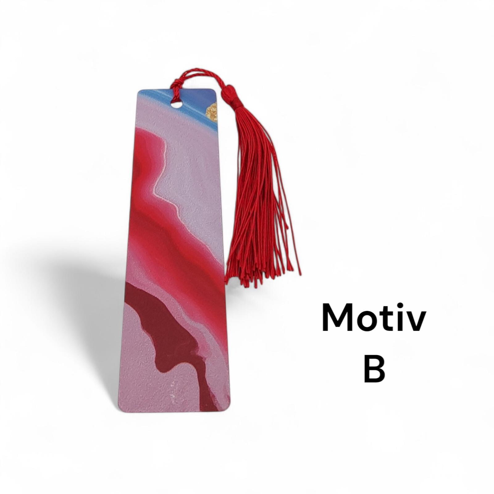 Lesezeichen aus Aluminium Geschenk zum Geburtstag, Muttertag, Buchgeschenk  Bookmark - 3 Motive zur Auswahl  #LEALU