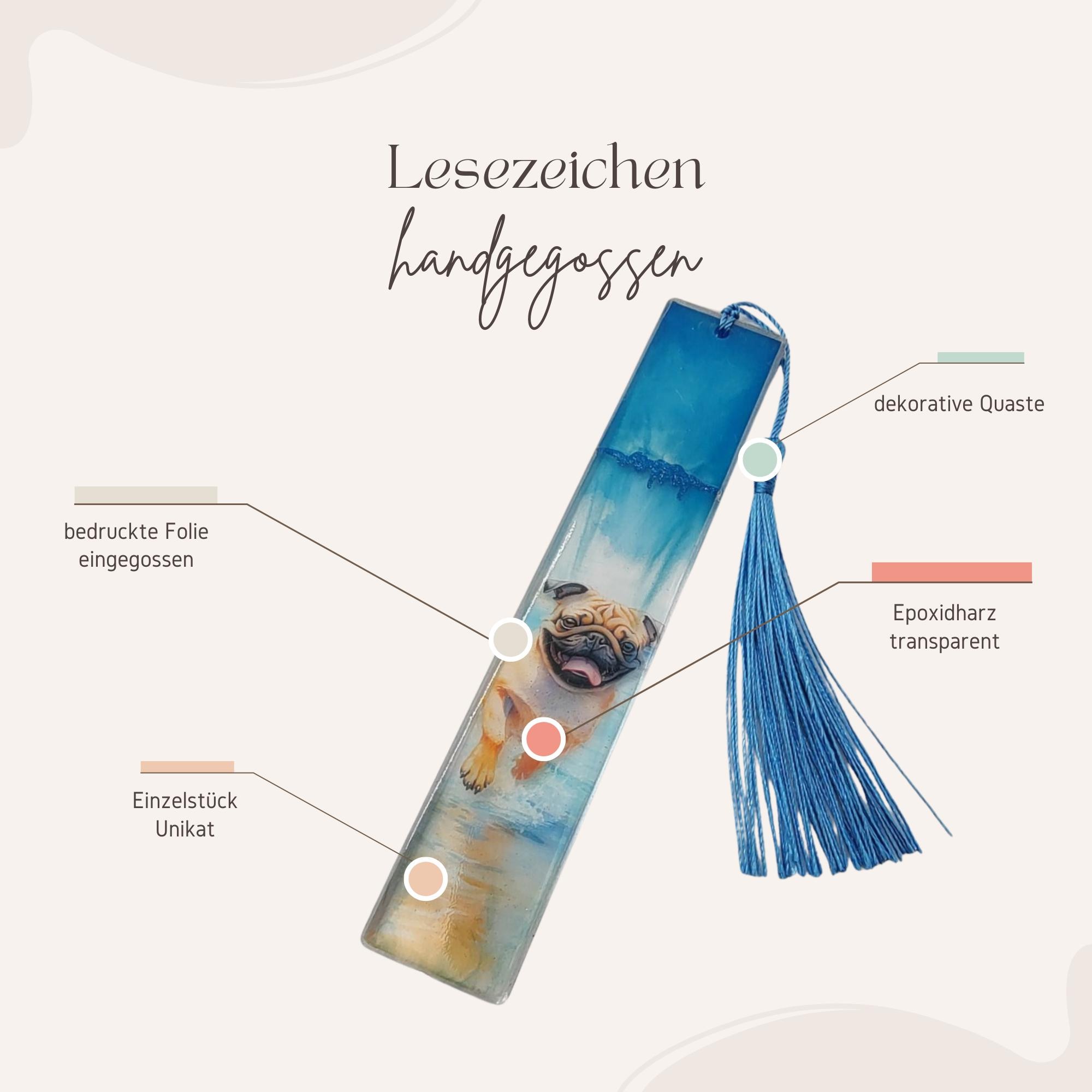 Lesezeichen aus Epoxidharz Motiv Mops Hund Geschenk Geburtstag Mitbringsel Hundebesitzer Geschenkidee Buchzeichen transparent #LEEPOX Lesezeichen aus Epoxidharz Motiv Mops Hund Geschenk Geburtstag Mitbringsel Hundebesitzer Geschenkidee Buchzeichen transparent #LEEPOX