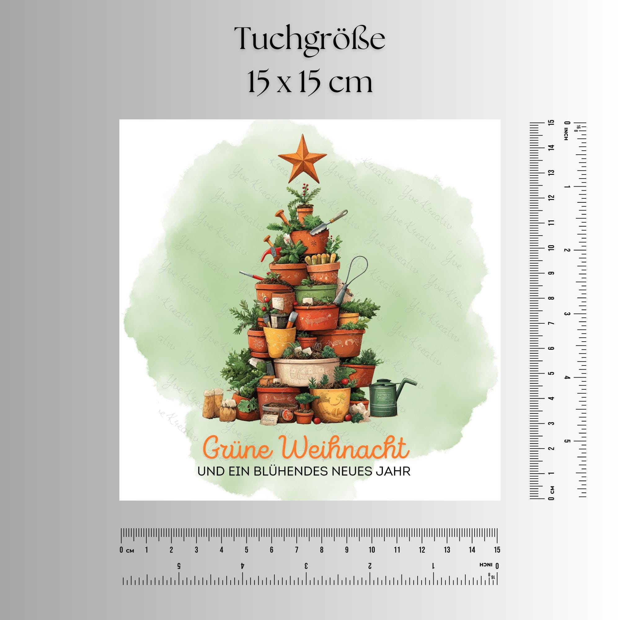 Brillenputztuch Tannenbaum Weihnachten Wichtelgeschenk Gärtner Geschenk Garten bedrucktes Mikrofasertuch für Brillen Display Handy #WE24