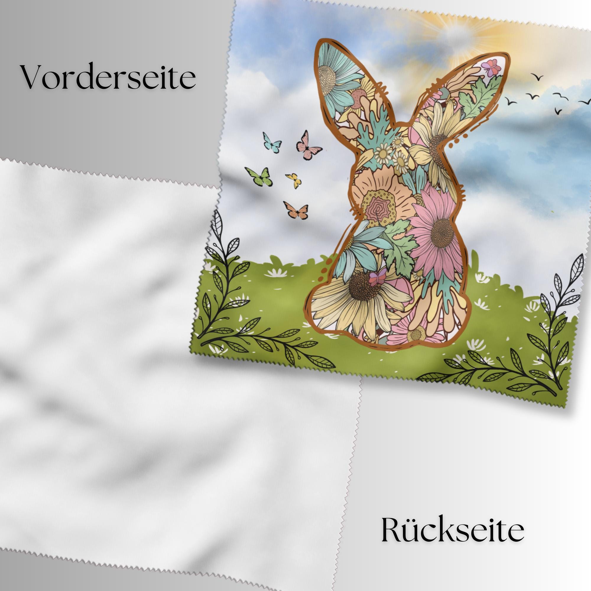 Brillenputztuch – Individuell bedrucktes Mikrofasertuch für Brillen, Displays & mehr | Perfektes Geschenk zu Ostern  #TI9