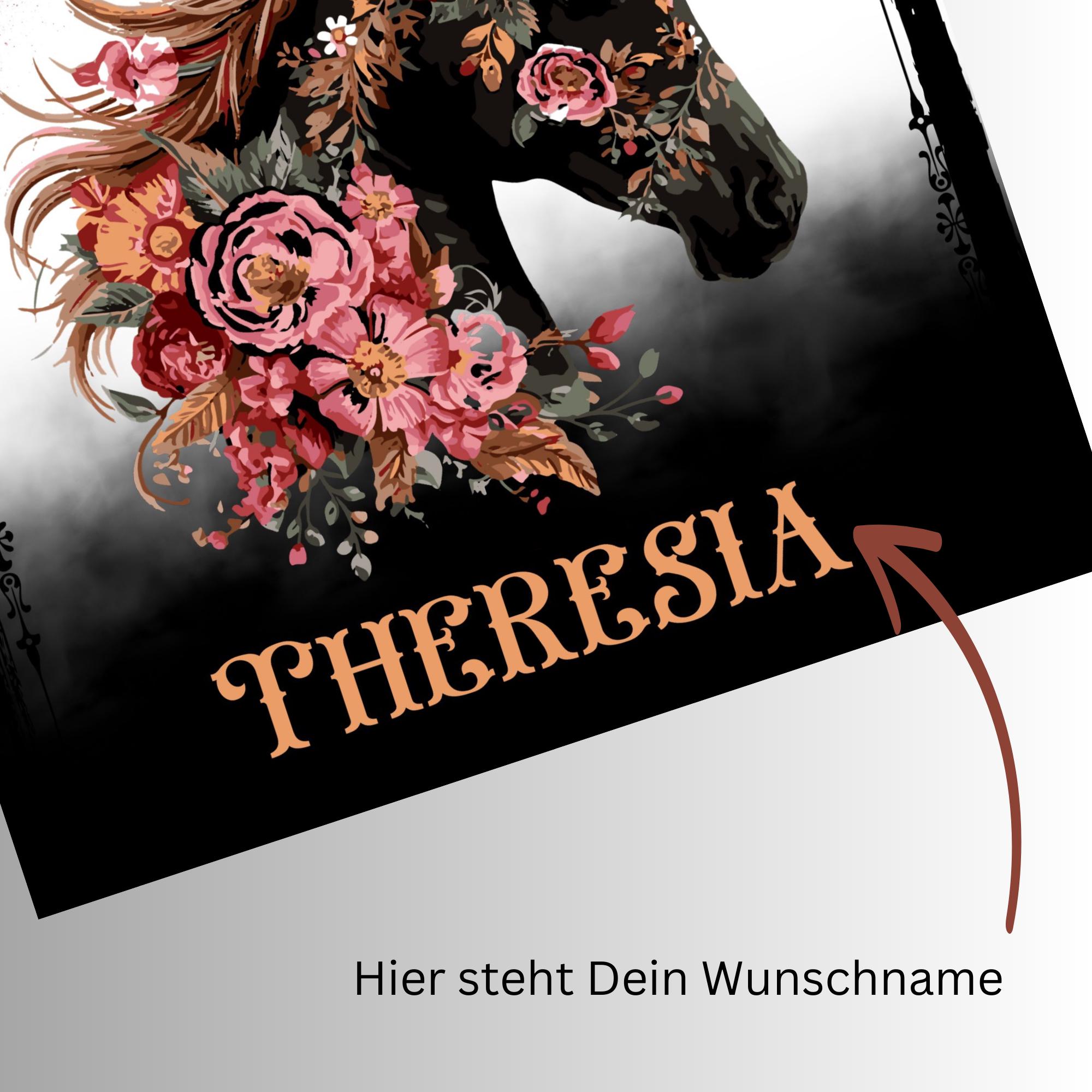 Brillenputztuch personalisiert Pferd bedrucktes Mikrofasertuch für Brillen Displays Geschenk Geburtstag Reiter Pferdeliebhaber #TI44P