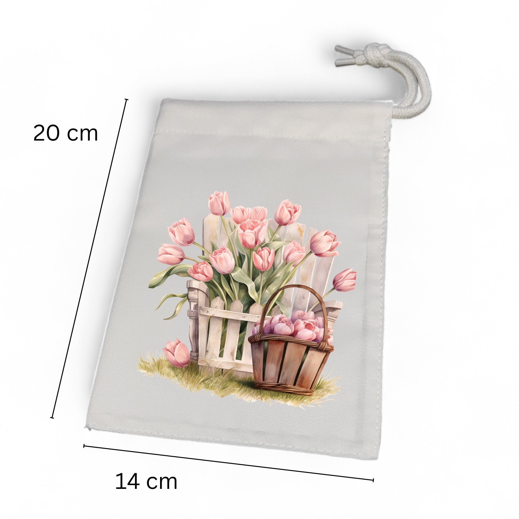 Geschenksäckchen, Blumengruß, Geschenkbeutel, Stoffsäckchen, Stofftasche, Stoffbeutel, Verpackung, Geschenkverpackung  #GSSUB