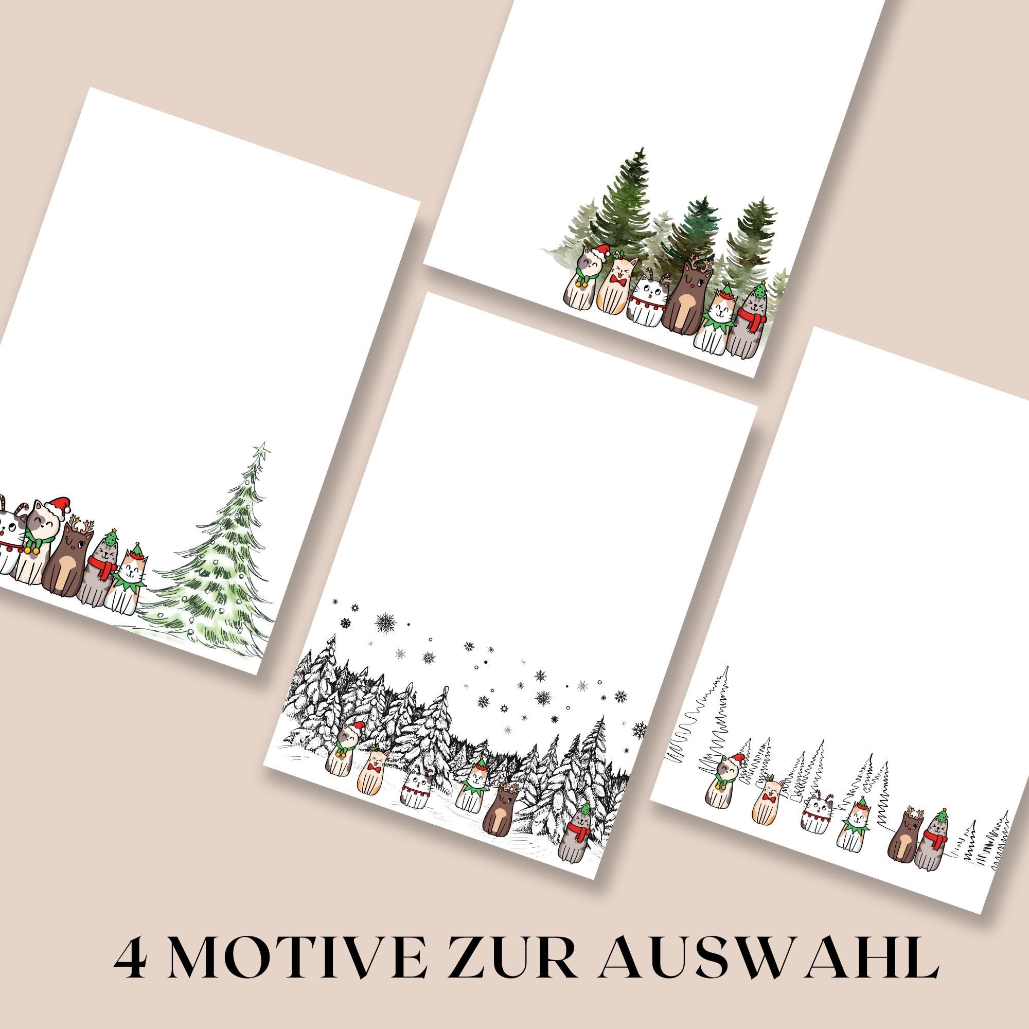 Notizblock 50 Zettel, 4 Katzen Motive zur Auswahl, A6 Block Schreibblock Zettelblock Abreisblock mit Leimbindung #A6K50 Notizblock 50 Zettel, 4 Katzen Motive zur Auswahl, A6 Block Schreibblock Zettelblock Abreisblock mit Leimbindung #A6K50