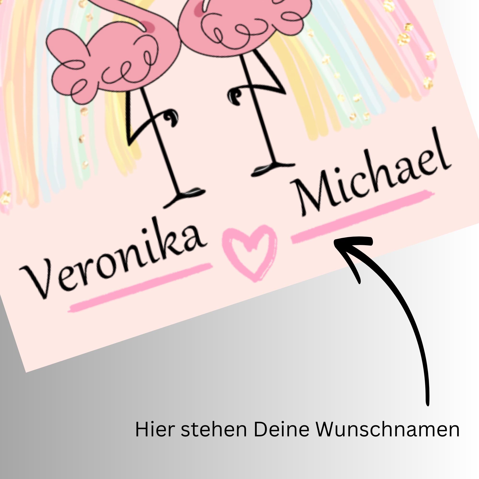 Brillenputztuch mit Namen Verlobung Geschenk Hochzeit Paar Flamingo bedrucktes Mikrofasertuch für Brillen Tuch für Displays #HO12P Brillenputztuch mit Namen Verlobung Geschenk Hochzeit Paar Flamingo bedrucktes Mikrofasertuch für Brillen Tuch für Displays #HO12P