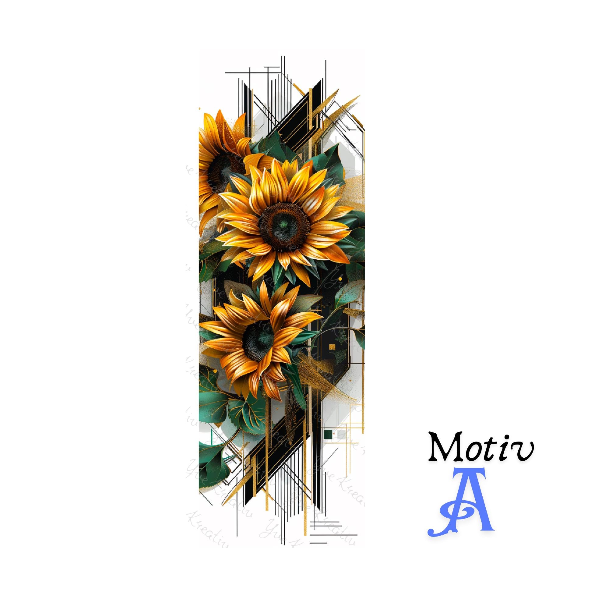 Lesezeichen aus Aluminium Geschenk zum Geburtstag Buchgeschenk "Motiv Sonnenblume ODER Narzisse" Bookmark - 2 Motive zur Auswahl  #LEALU