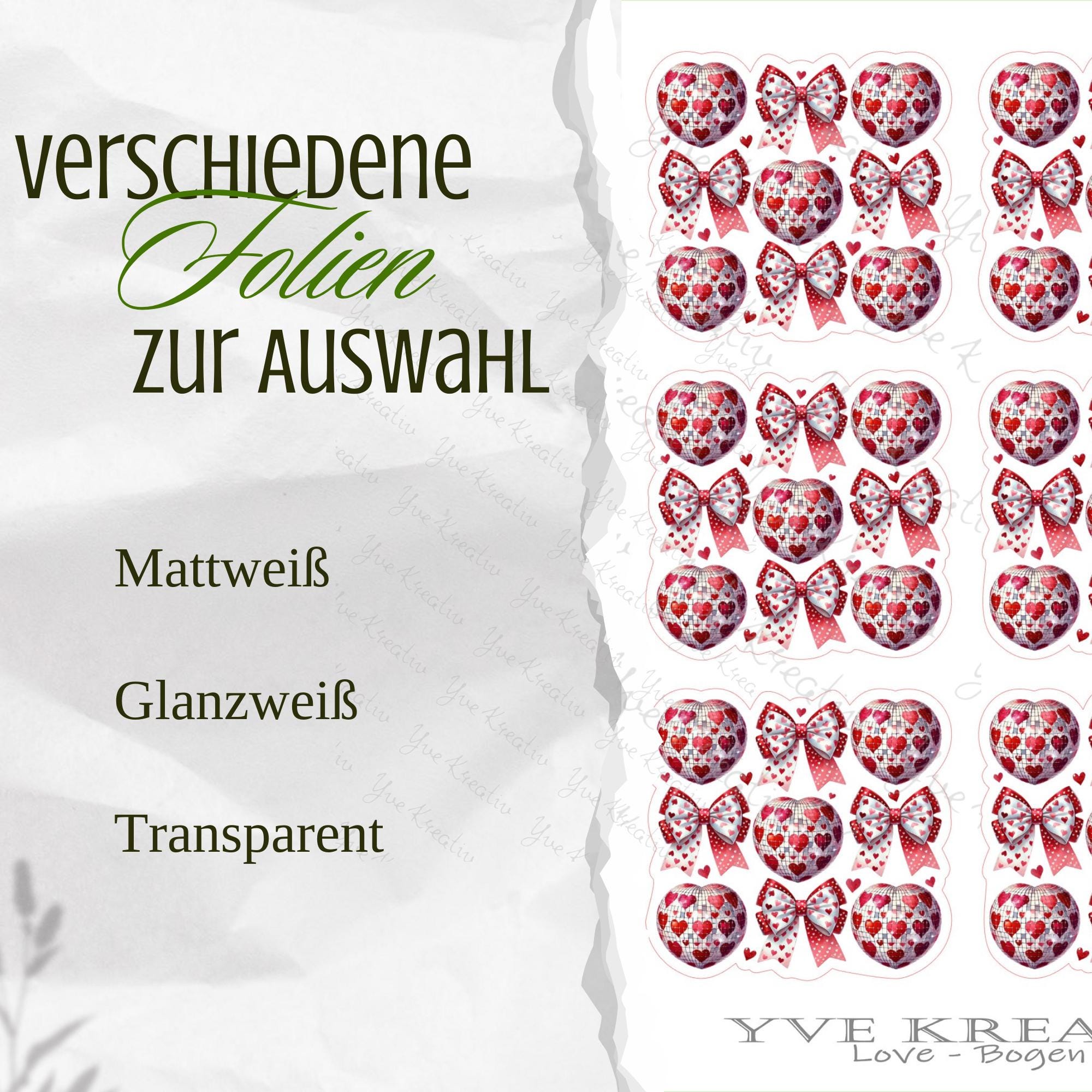 Aufkleber Schleifen Sticker Bogen Herzen Stickerbogen Love 3 Bögen zur Auswahl in Weiß - Transparent - Matt - Glanz #SBA6 Aufkleber Schleifen Sticker Bogen Herzen Stickerbogen Love 3 Bögen zur Auswahl in Weiß - Transparent - Matt - Glanz #SBA6