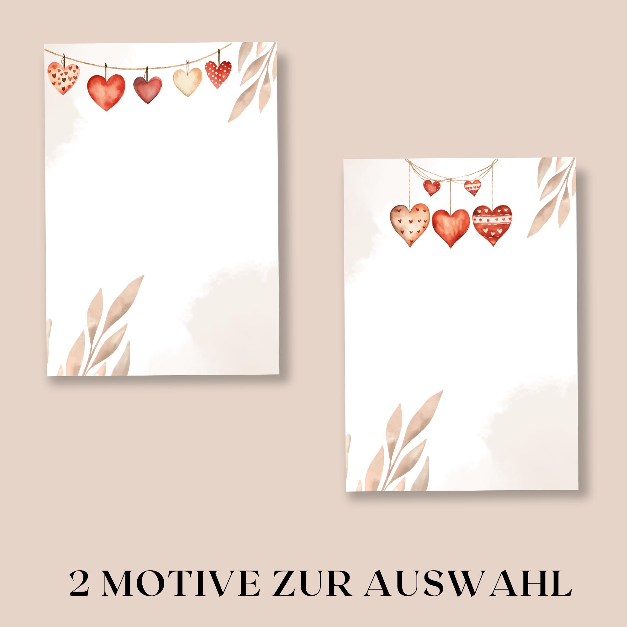 Notizblock 50 Zettel, 2 Motive zur Auswahl, A6 Block Schreibblock Zettelblock Abreisblock mit Leimbindung  #A6K50