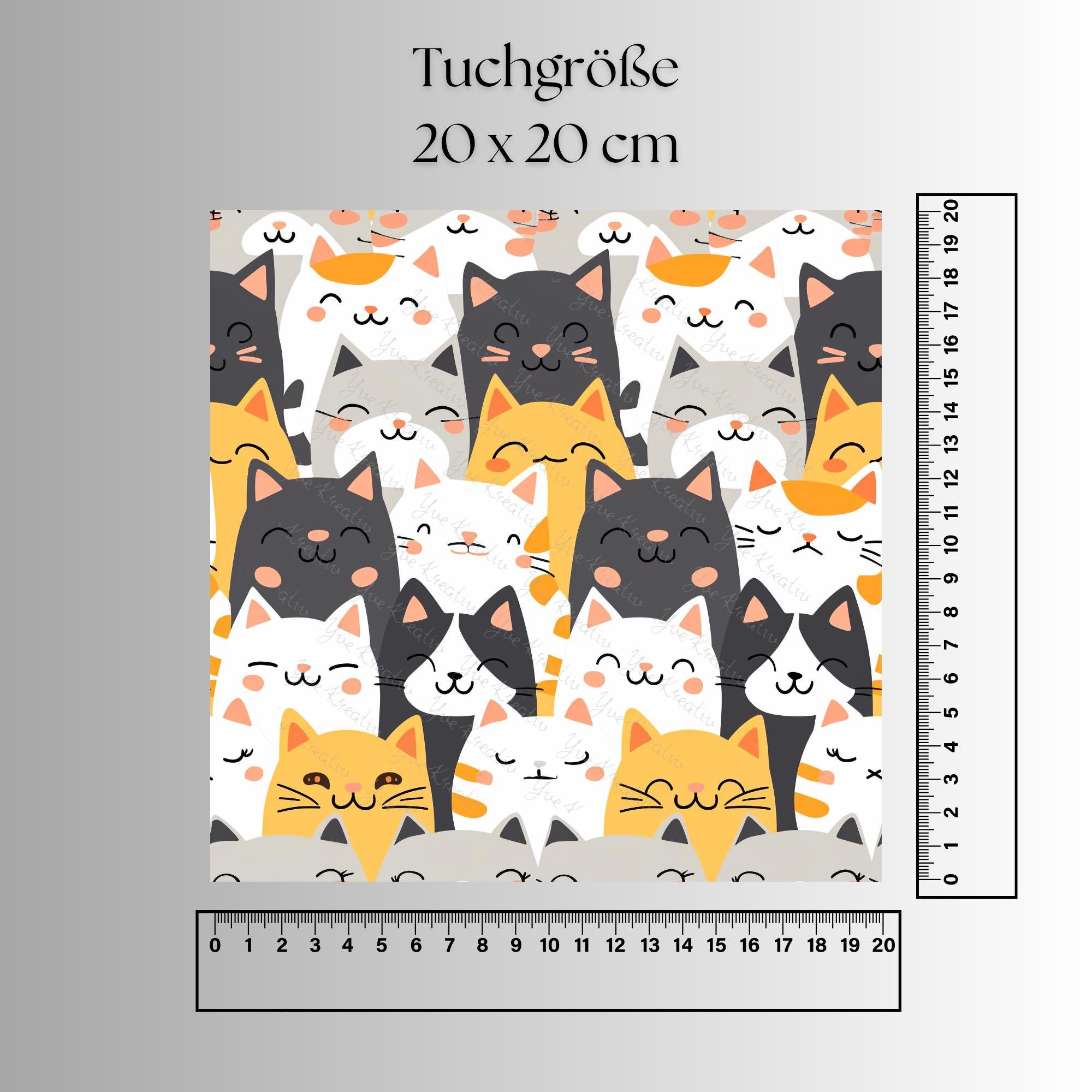 Brillenputztuch Katzen Geschenk Freundin Mitbringsel Katzenmama bedrucktes Mikrofasertuch für Sonnenbrille Brillentuch für Displays #TI153