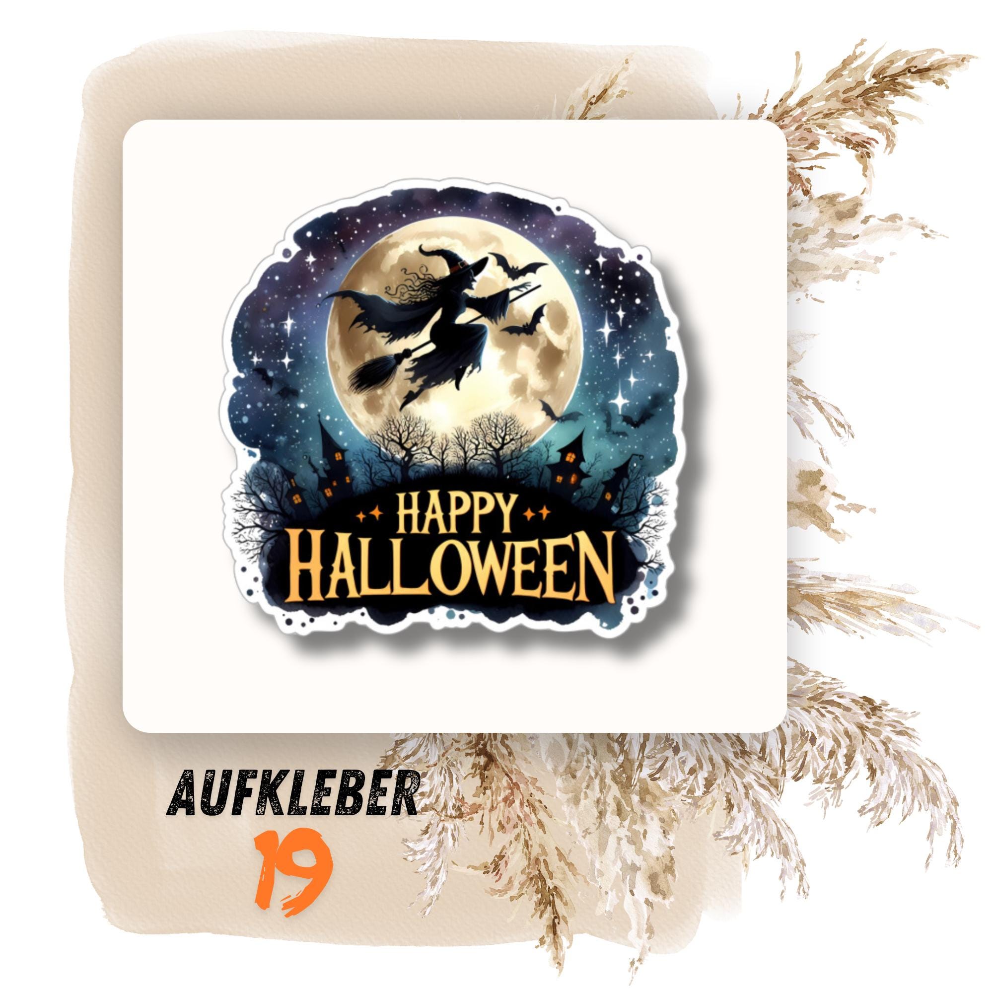 Halloween Aufkleber, Grusel Sticker, großer Kofferaufkleber Geschenkaufkleber - 3 Aufkleber zur Auswahl in Weiß oder Transparent #SEG8 Halloween Aufkleber, Grusel Sticker, großer Kofferaufkleber Geschenkaufkleber - 3 Aufkleber zur Auswahl in Weiß oder Transparent #SEG8