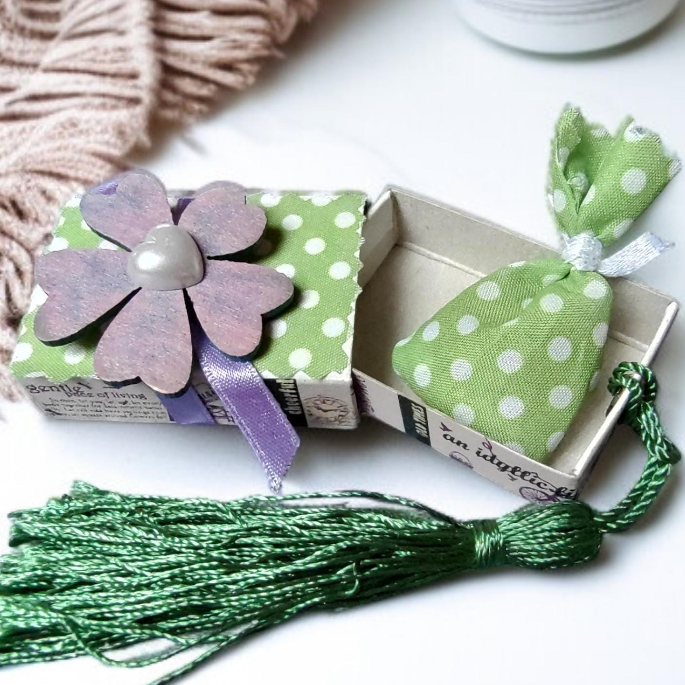 Schachtel für Geldgeschenke mit Lavendel, verzierte Streichholzschachtel als originelle Verpackung für Geld, Gutscheine und mehr #627796555 Schachtel für Geldgeschenke mit Lavendel, verzierte Streichholzschachtel als originelle Verpackung für Geld, Gutscheine und mehr #627796555