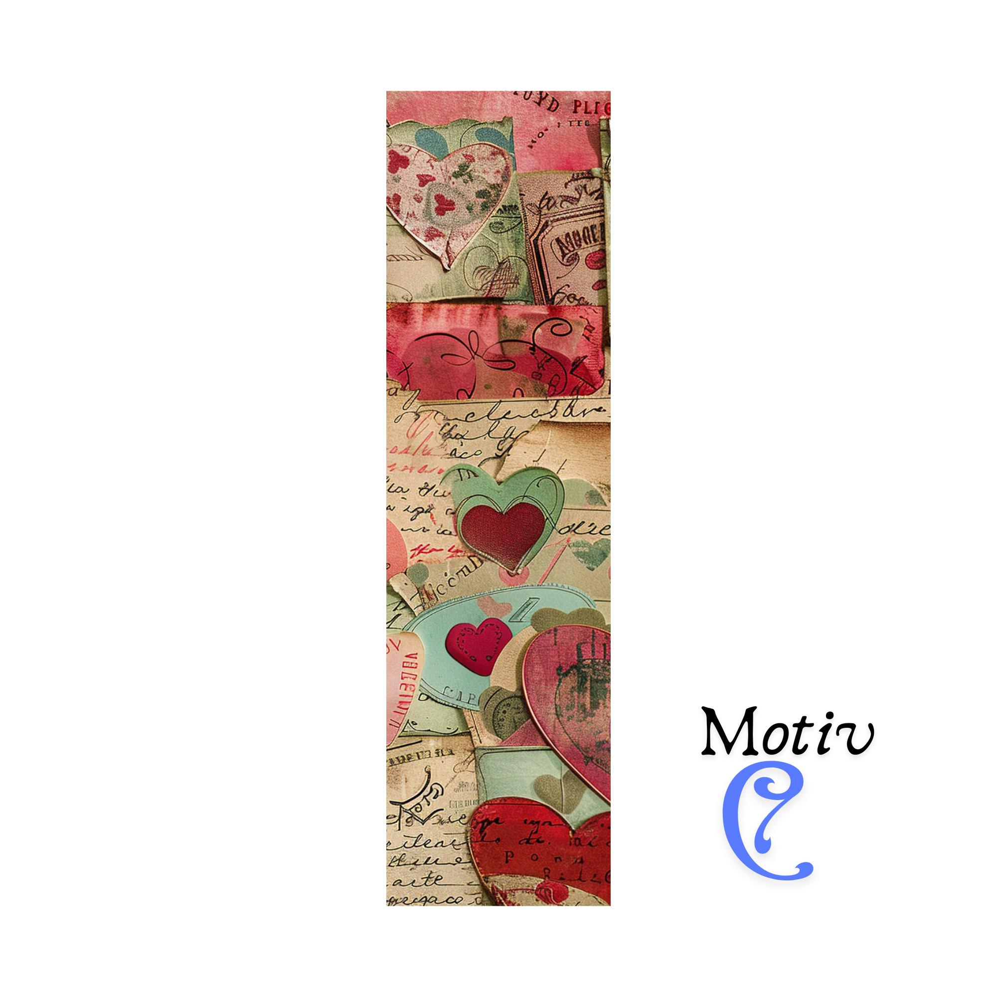 Lesezeichen aus Aluminium Geschenk zum Geburtstag Valentinstag Bücher Bookmark - 4 Motive zur Auswahl  #LEALU
