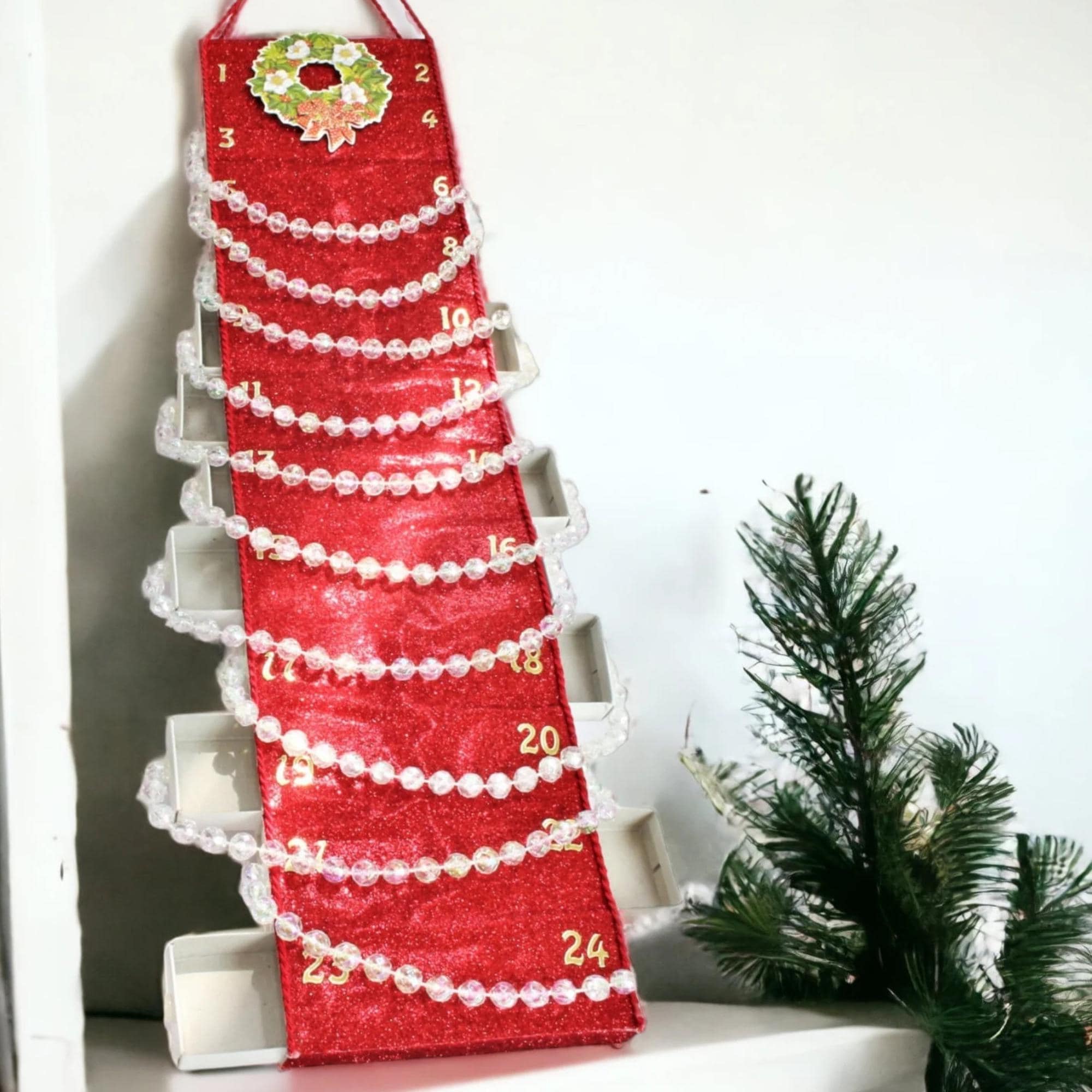 Adventskalender aus 24 Streichholzschachteln Wand Deko zu Weihnachten Adventskalender zum Befüllen Adventsdeko Geschenk Freundin #613959948