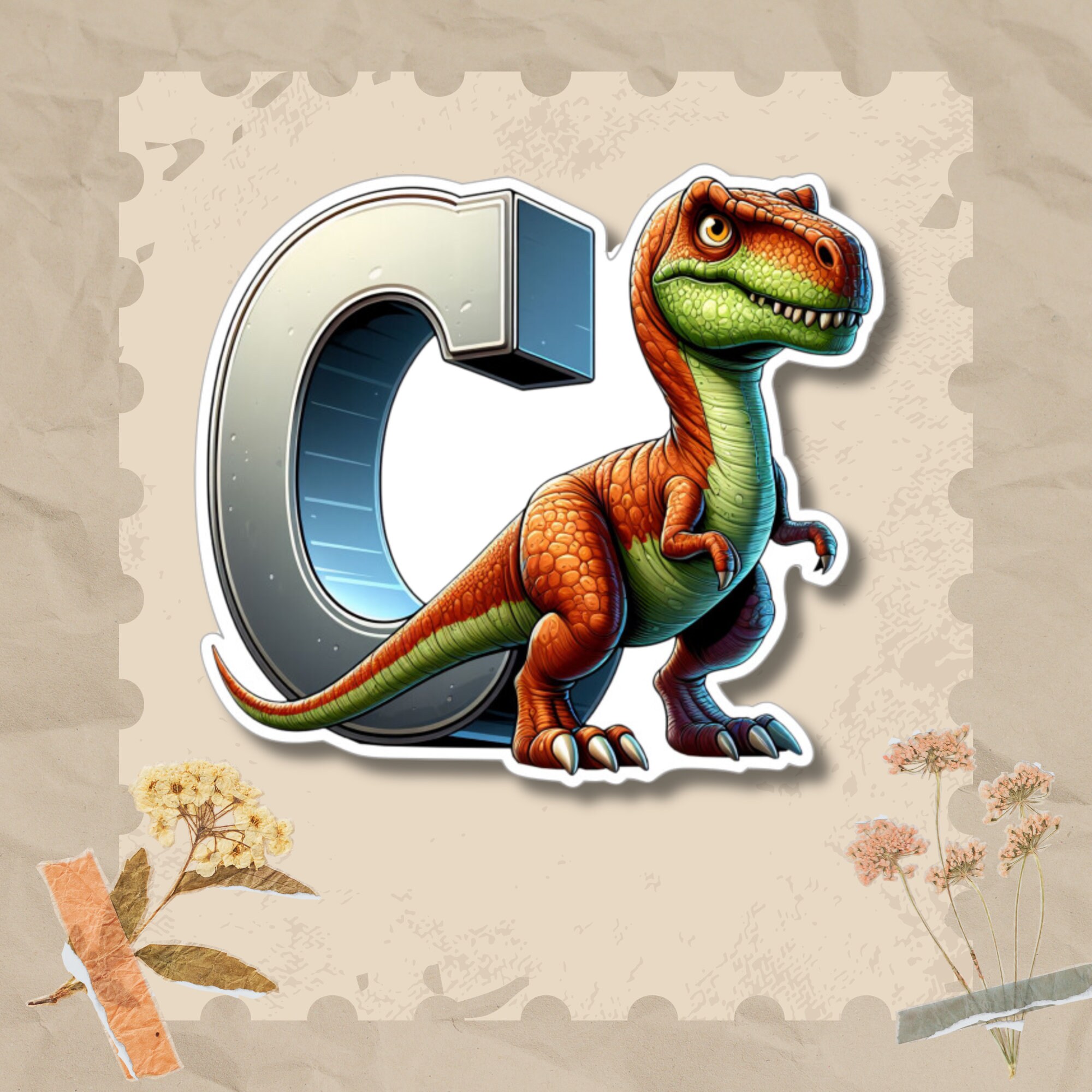 Großer Aufkleber, ABC Sticker, Dino, Dinosaurier, Kinder, Schule, zur Auswahl in Weiß oder Transparent #SEG8 Großer Aufkleber, ABC Sticker, Dino, Dinosaurier, Kinder, Schule, zur Auswahl in Weiß oder Transparent #SEG8