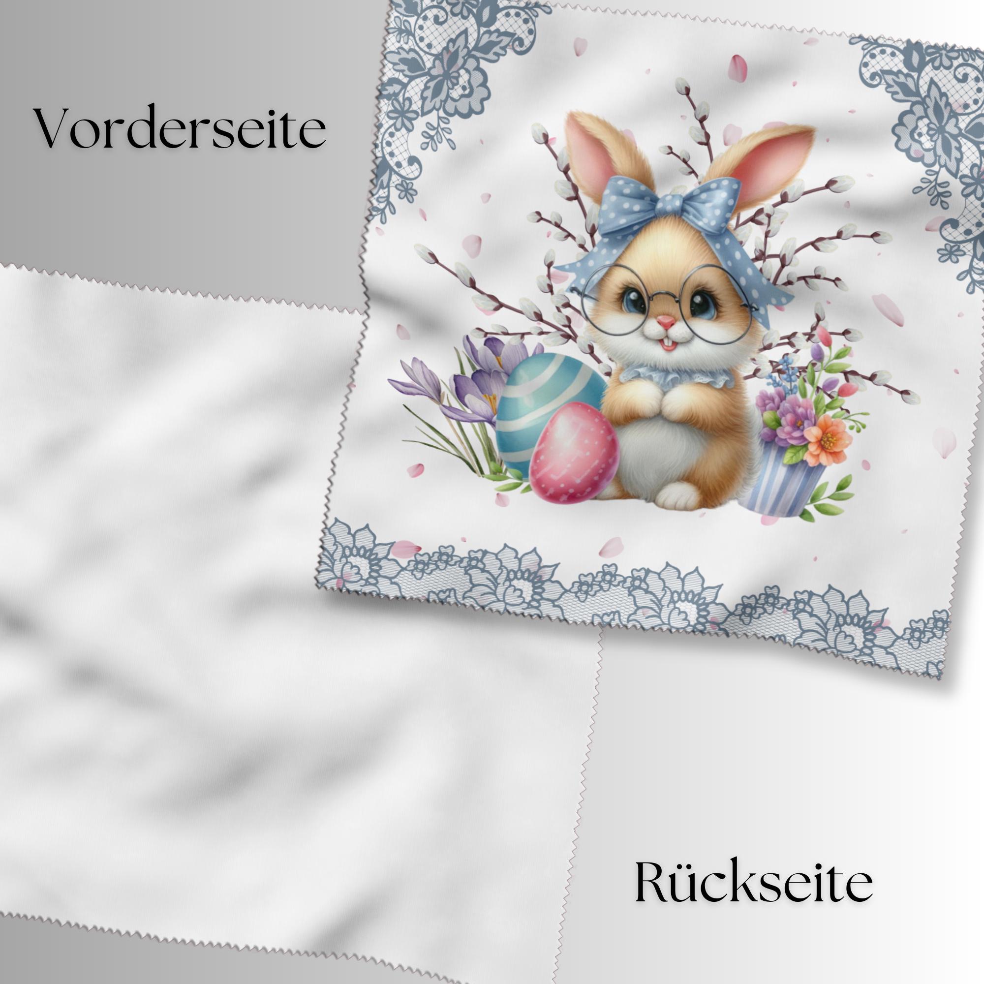 Brillenputztuch Geschenk zu Ostern bedrucktes Mikrofasertuch Ostergeschenk für Brillen Kameratuch Tuch für Displays Objektive  #OS8 D