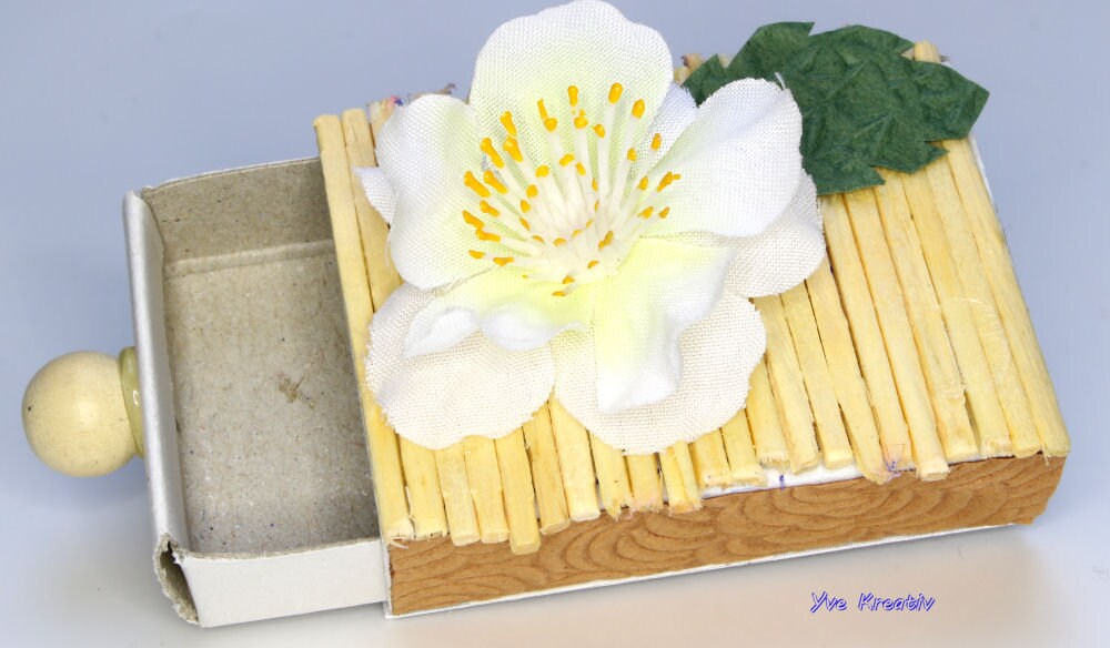 Geldgeschenk kleine Schachtel, verzierte Streichholzschachtel als originelle Geschenkverpackung für Geld, Gutscheine und mehr  #613959968