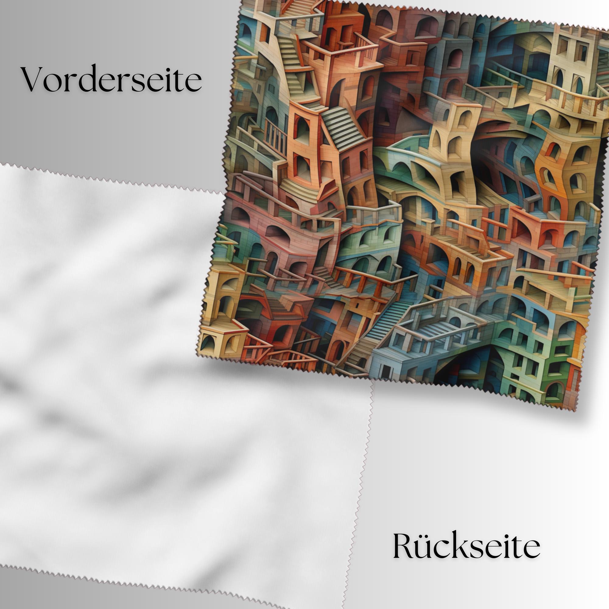 Brillenputztuch Op-Art bedrucktes Mikrofasertuch für Brille Sonnenbrille Displays Handyputztuch Brillentuch Mikrofaser #AL67