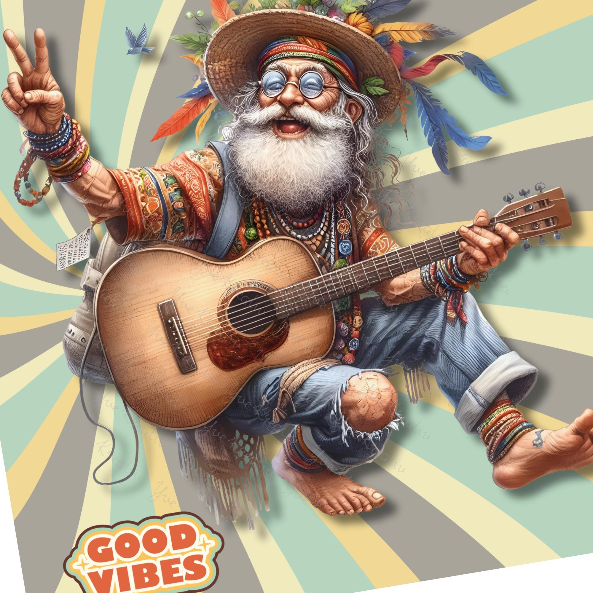 Brillenputztuch Hippie Gitarre bedrucktes Mikrofasertuch für Sonnenbrille Display Handy Geschenk Musiker Mitbringsel Gitarrenspieler #MC19 Brillenputztuch Hippie Gitarre bedrucktes Mikrofasertuch für Sonnenbrille Display Handy Geschenk Musiker Mitbringsel Gitarrenspieler #MC19