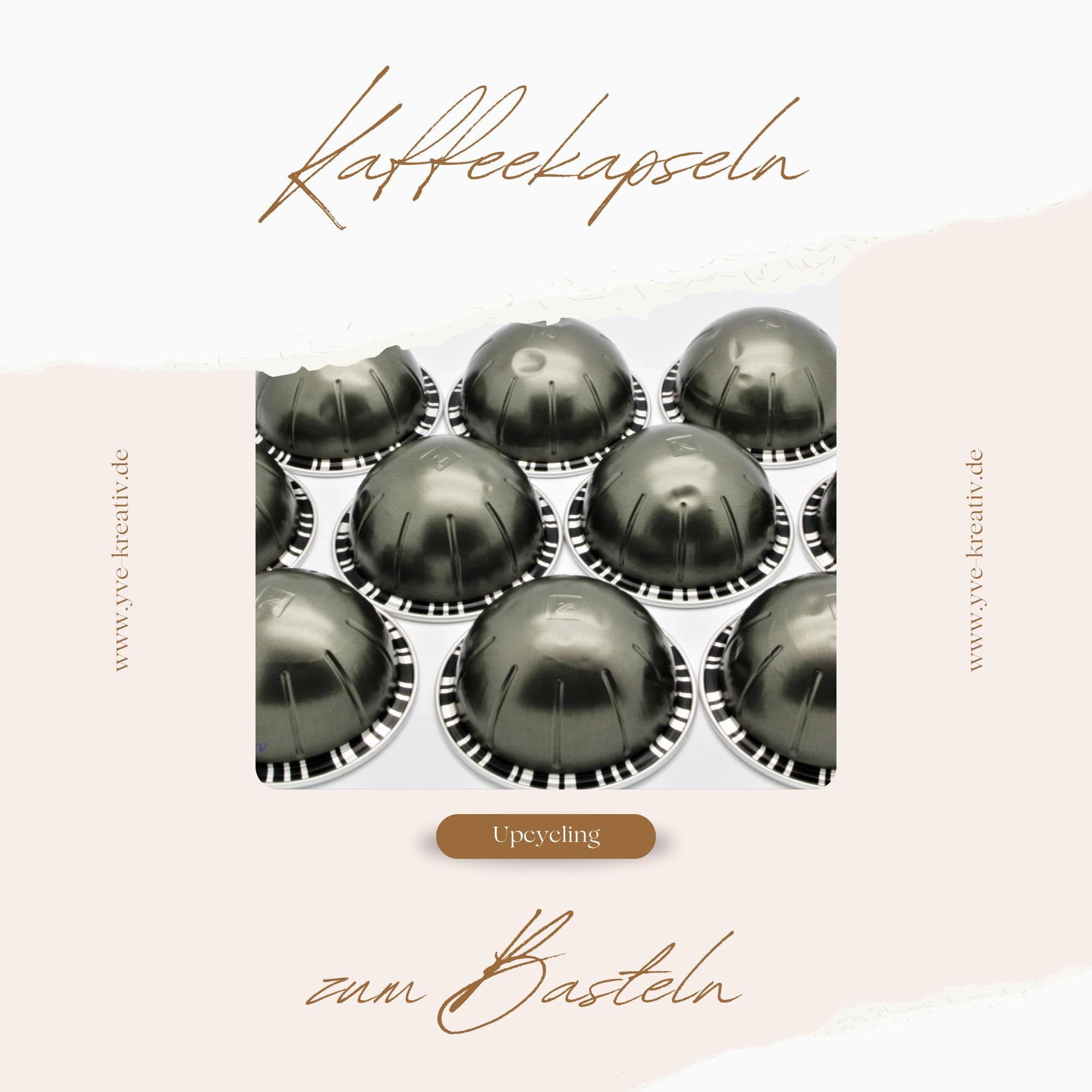 10 leere GROSSE Kaffeekapseln Farbe anthrazit zum Basteln Gestalten Bastelmaterial DIY Schmuckherstellung Zubehör #KVS 10 leere GROSSE Kaffeekapseln Farbe anthrazit zum Basteln Gestalten Bastelmaterial DIY Schmuckherstellung Zubehör #KVS