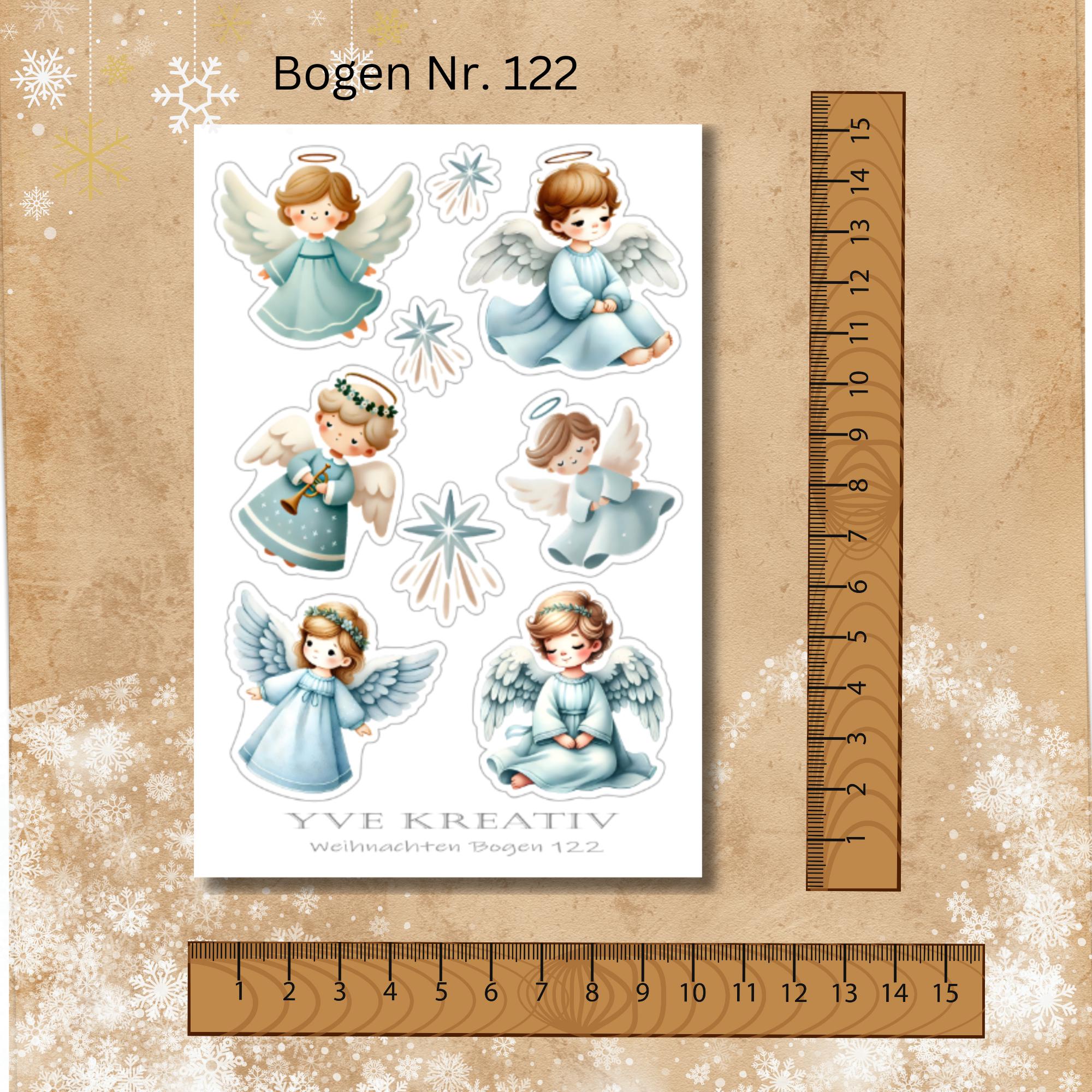 Aufkleber Sticker Bogen "Weihnachten Krippe Figuren" | Sticker Set - 7 Stickerbogen zur Auswahl in Weiß - Transparent - Matt - Glanz #SBA6 Aufkleber Sticker Bogen "Weihnachten Krippe Figuren" | Sticker Set - 7 Stickerbogen zur Auswahl in Weiß - Transparent - Matt - Glanz #SBA6
