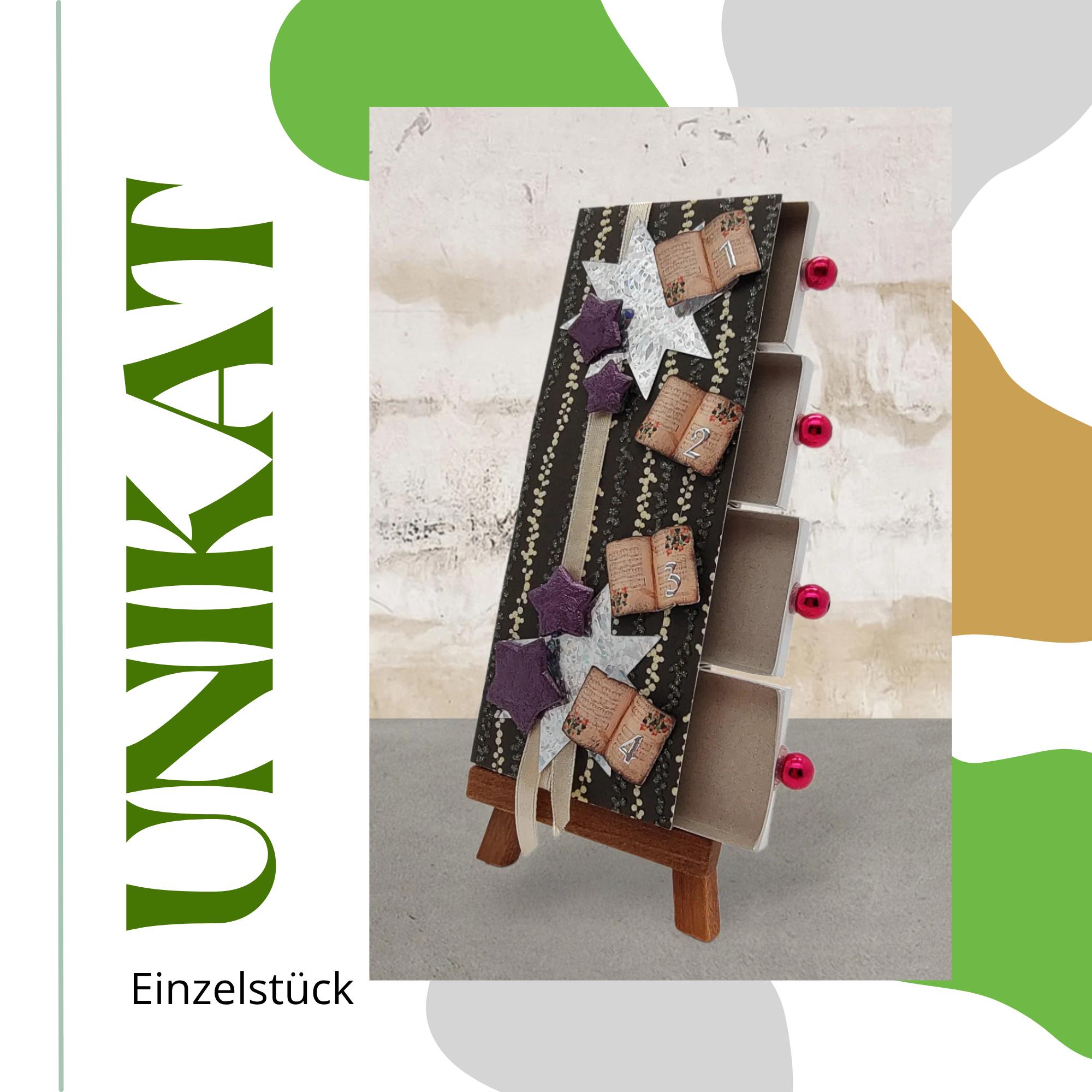 Adventskalender zum Befüllen aus 4 Streichholzschachteln Upcycling kleine Adventsgeschenke Geldgeschenk Weihnachten Mitbringsel #627796221 Adventskalender zum Befüllen aus 4 Streichholzschachteln Upcycling kleine Adventsgeschenke Geldgeschenk Weihnachten Mitbringsel #627796221