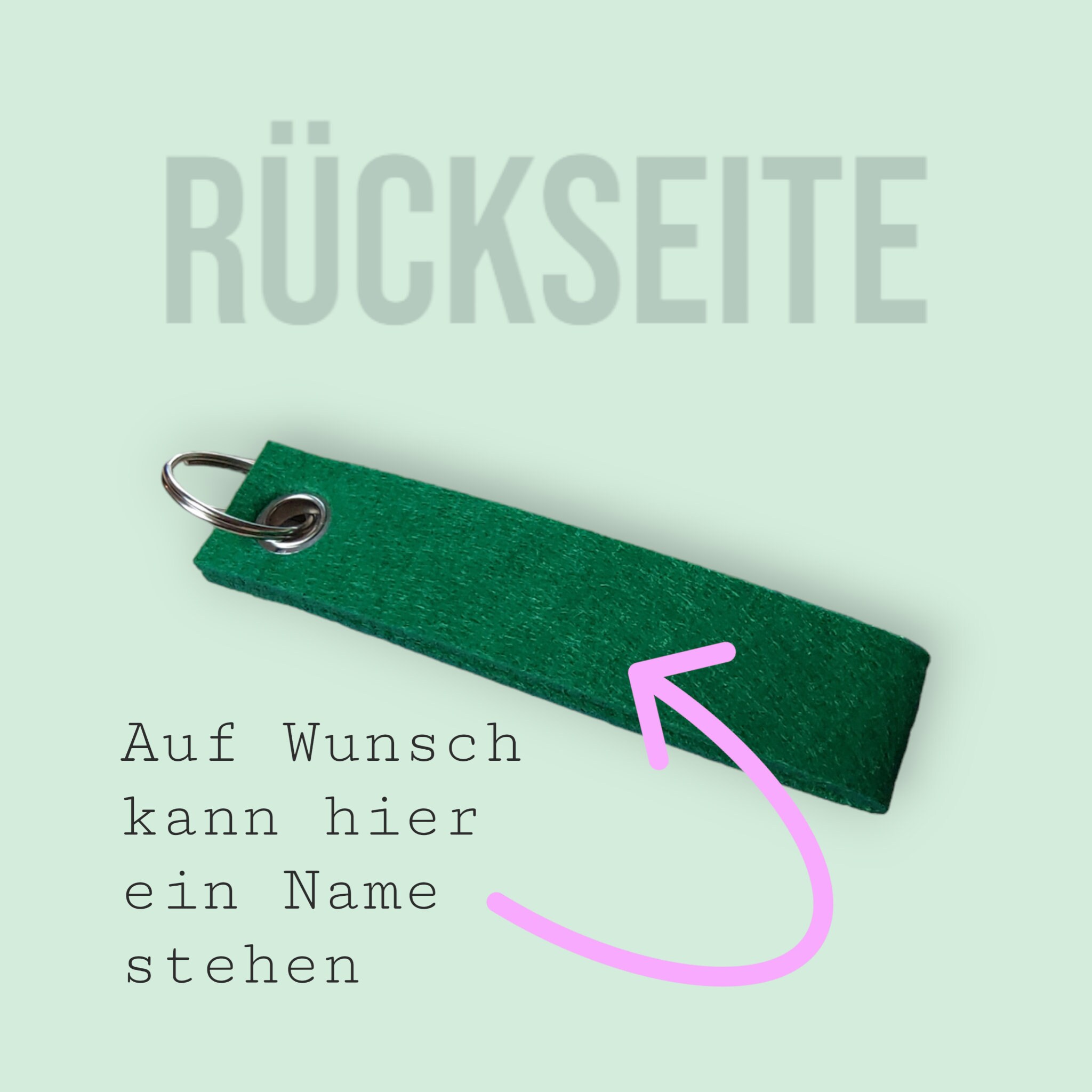 Schlüsselanhänger aus Filz - Taschenbaumler - auf Wunsch personalisierbar  #613959950