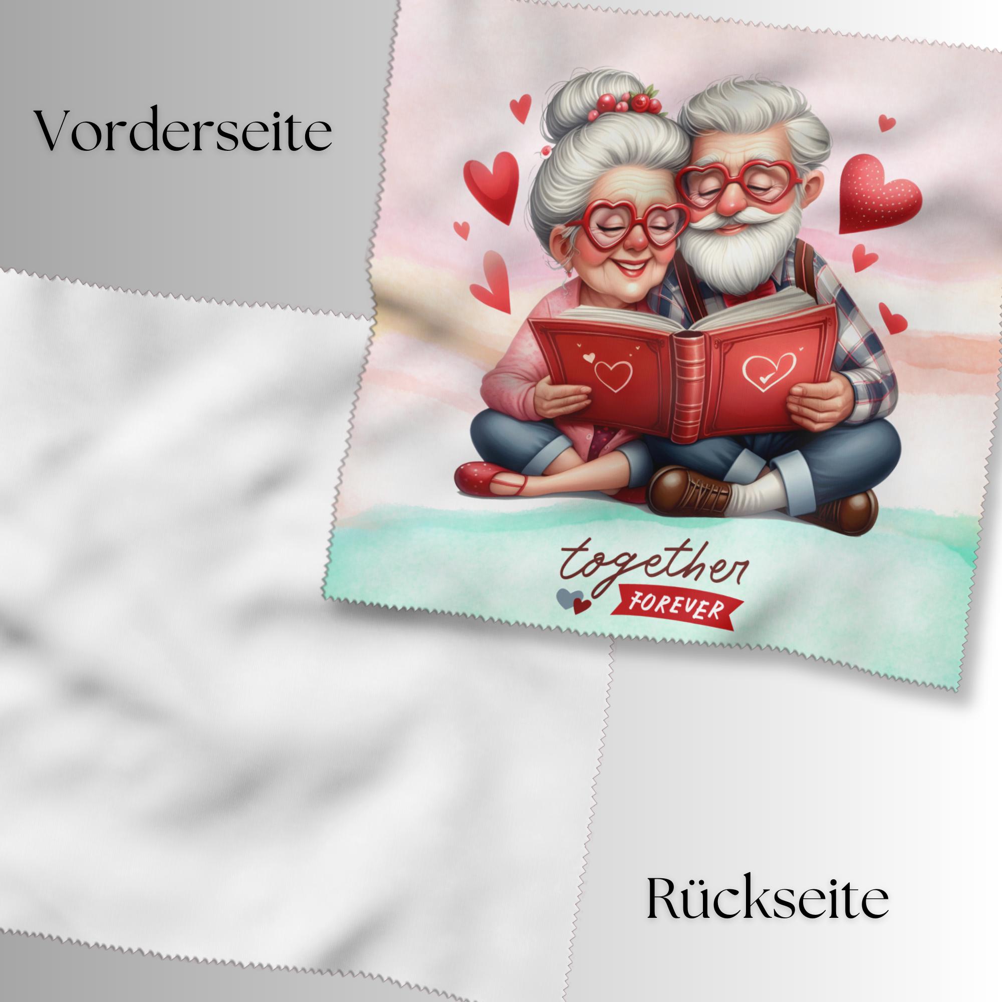 Brillenputztuch – Individuell bedrucktes Mikrofasertuch für Brillen, Displays & mehr | Perfektes Geschenk Hochzeitstag, Valentinstag #HO5