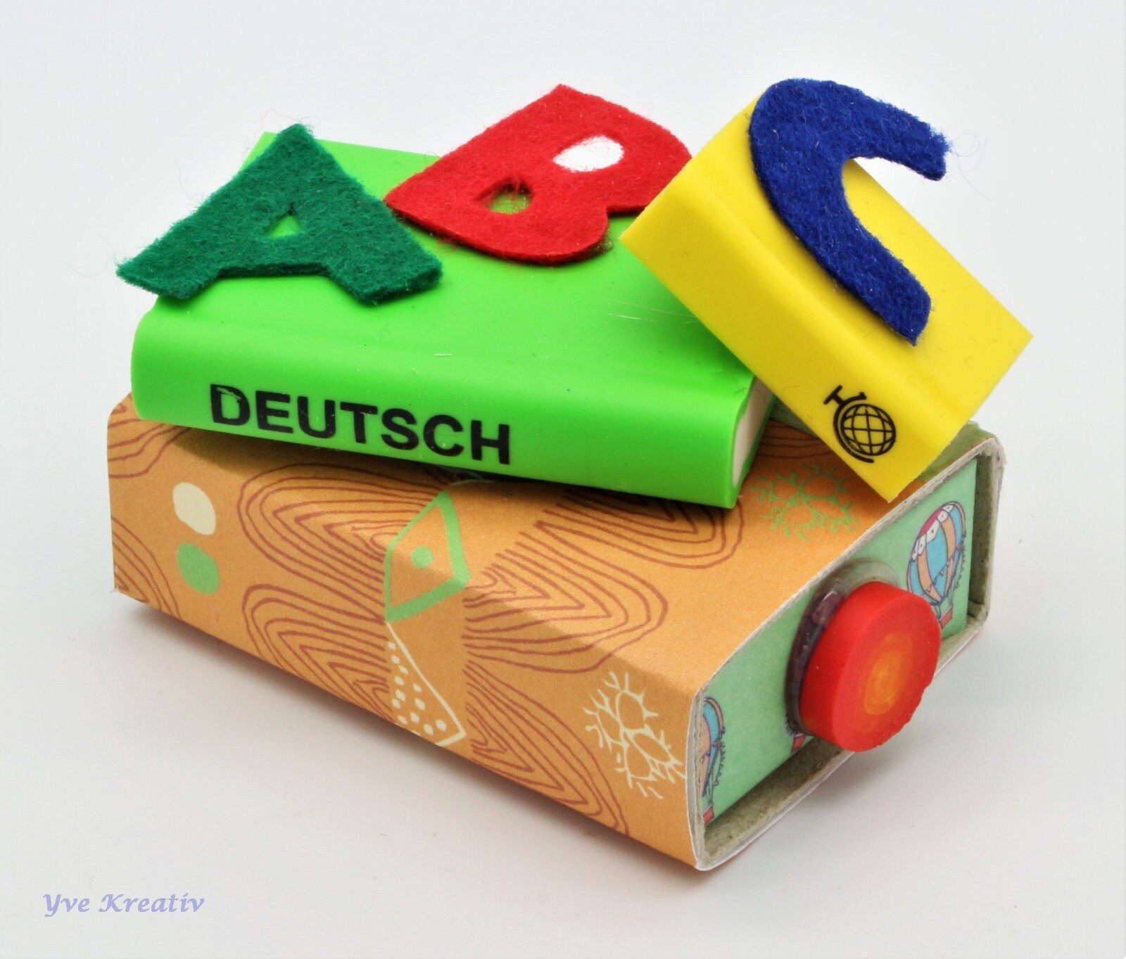 Geldgeschenk kleine Schachtel, verzierte Streichholzschachtel als originelle Geschenkverpackung für Geld, Gutscheine und mehr  #696342083