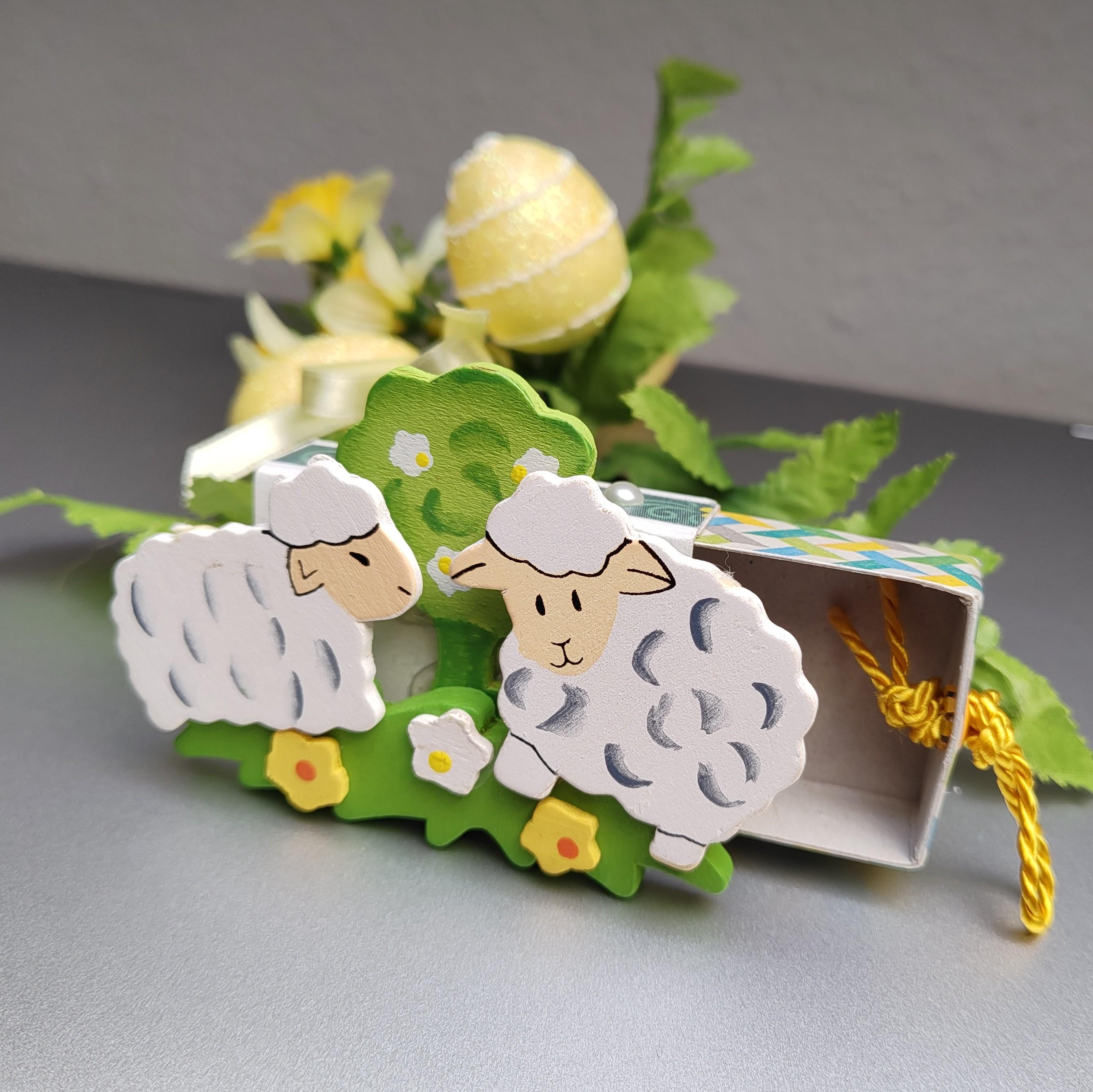 Kleine Schachtel Streichholzschachtel Box - Ostern Geschenkebox für Geldgeschenke Gutschein - kleine Kostbarkeiten #1852920581