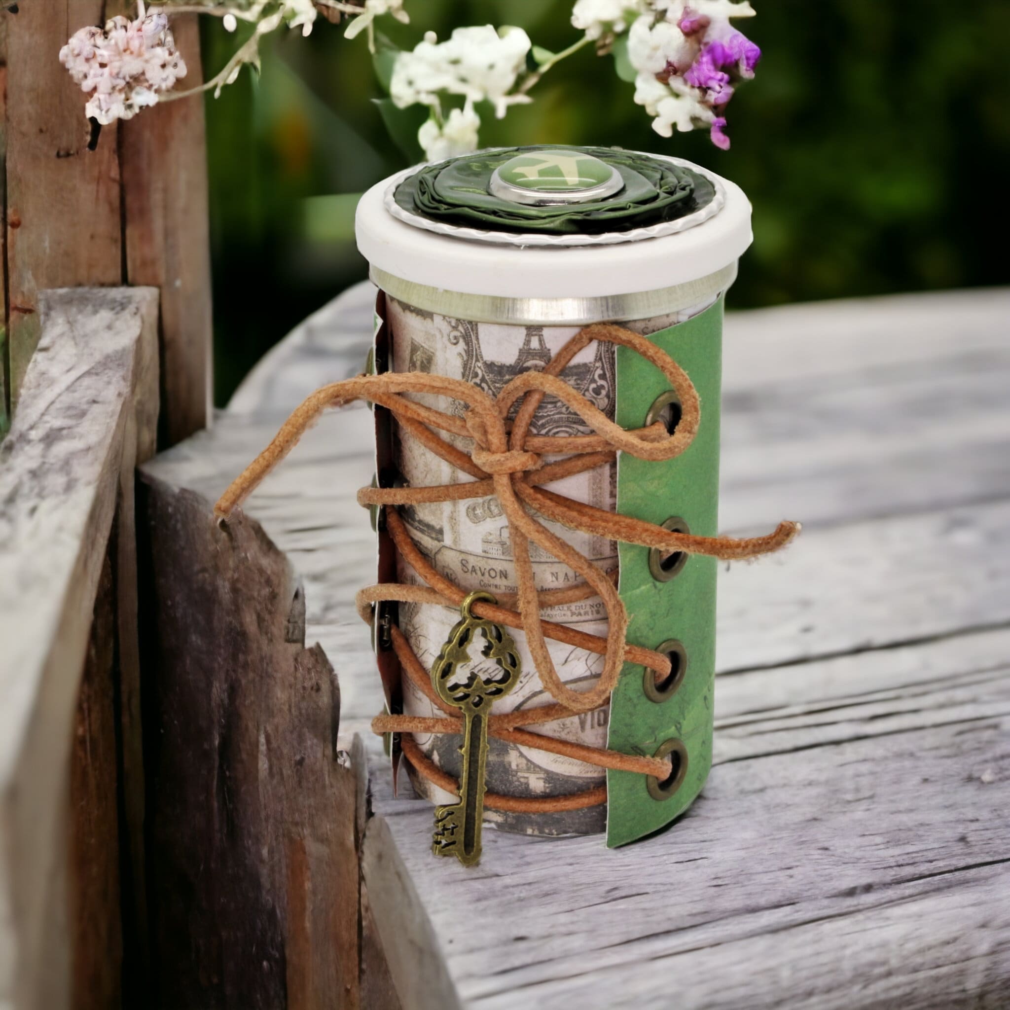 Metall Dose - Döschen / Schachtel / Box - Upcycling für Geldgeschenke Gutscheine Schmuckdöschen