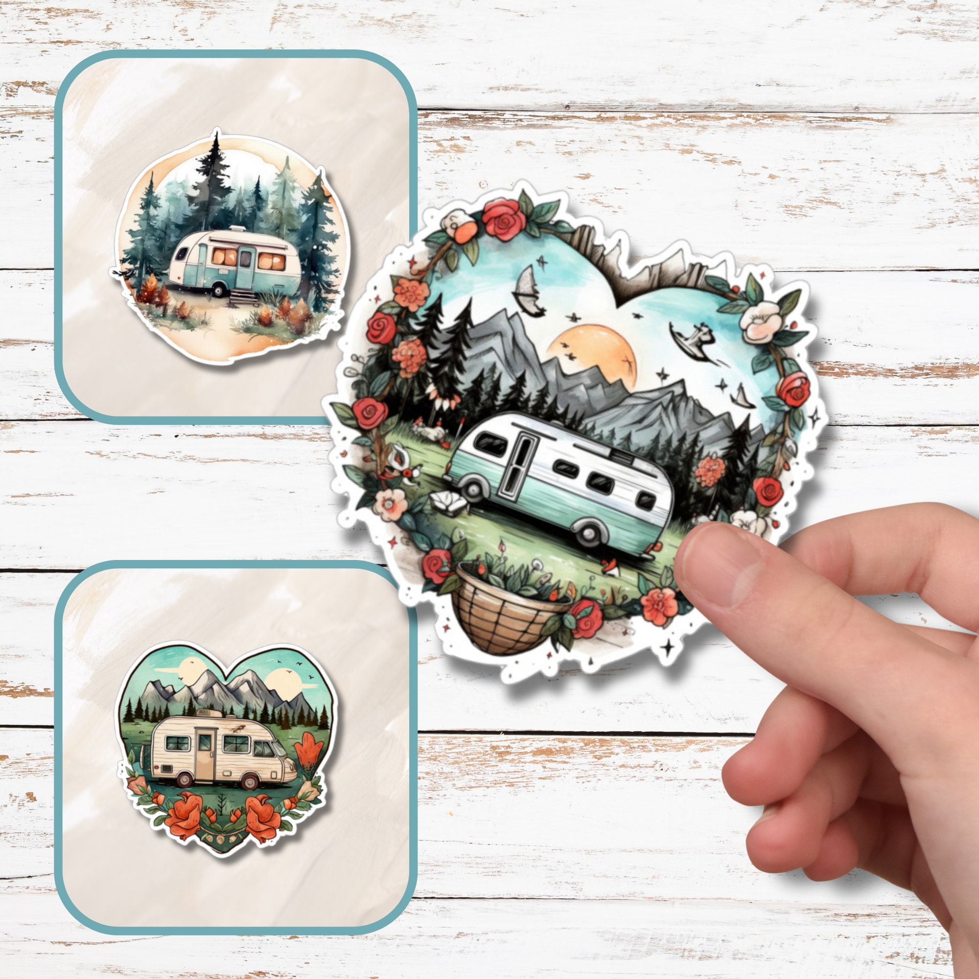 Kofferaufkleber, Aufkleber, Reiseaufkleber, Urlaub Sticker, großer Koffer Sticker  - 3 Aufkleber zur Auswahl in Weiß oder Transparent  #SEG8