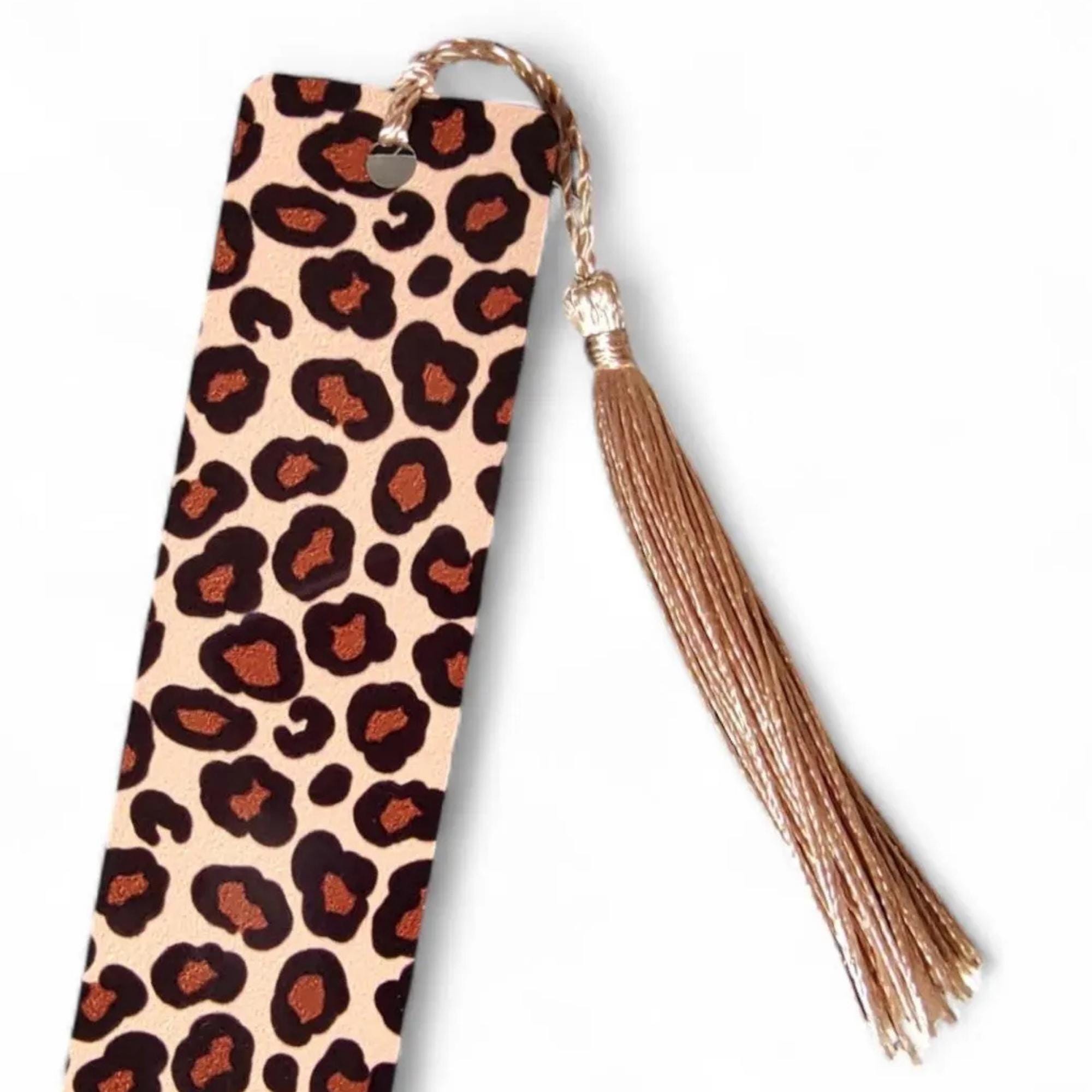 Lesezeichen aus Aluminium Animalprint Geschenk Geburtstag Mitbringsel Freundin Buchgeschenk Bookmark Leopard #LEALU