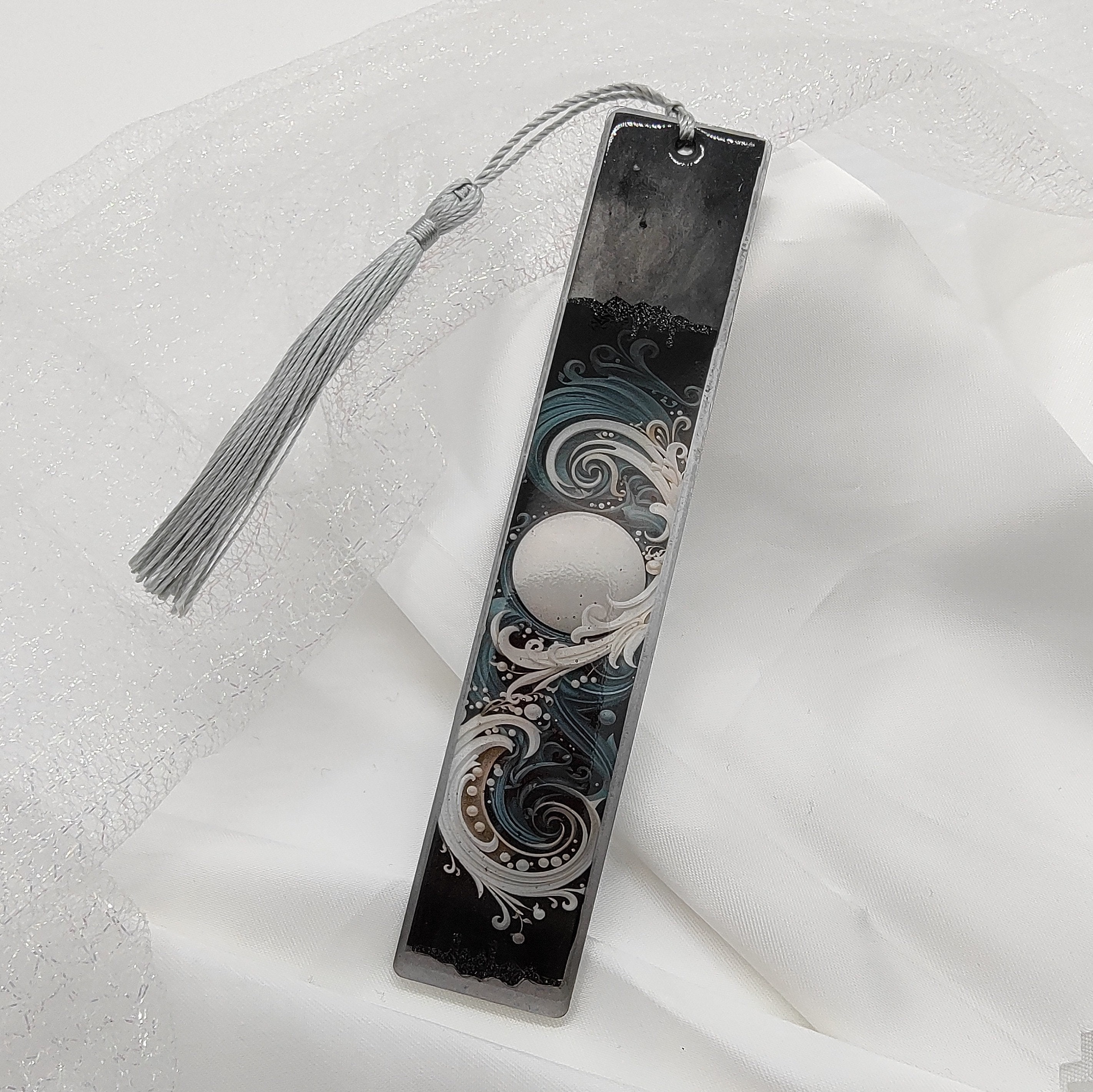 Lesezeichen aus Epoxidharz durchsichtig - Motiv Fantasy  #LEEPOX