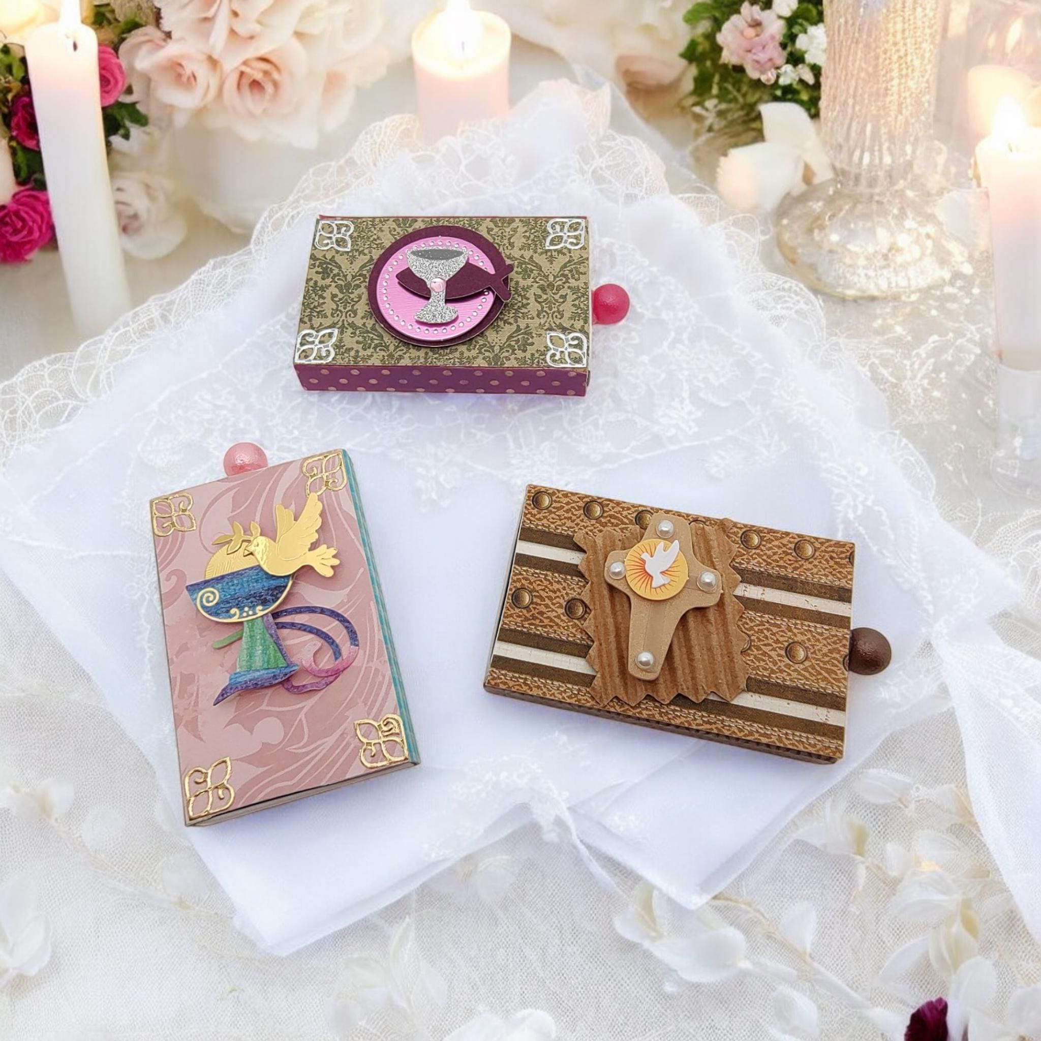 Streichholzschachtel für Geldgeschenk zur Kommunion Konfirmation Firmung, kleine Geschenkschachtel #627796417