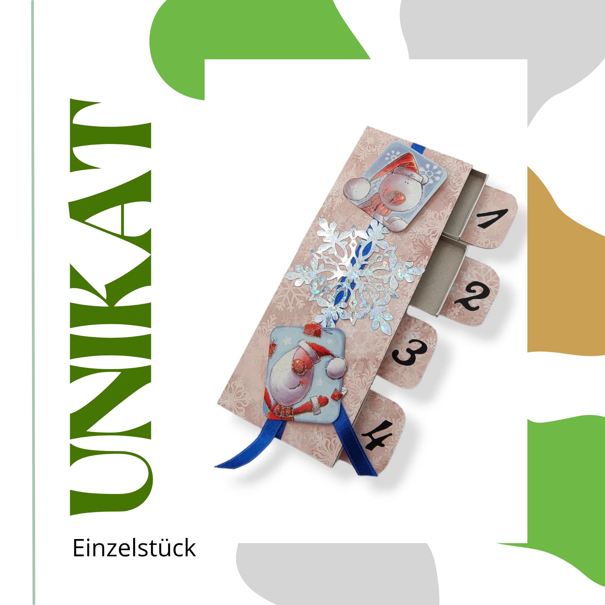 Adventskalender zum Befüllen aus 4 Streichholzschachteln Upcycling kleine Adventsgeschenke Geldgeschenk Weihnachten Mitbringsel #627796333 Adventskalender zum Befüllen aus 4 Streichholzschachteln Upcycling kleine Adventsgeschenke Geldgeschenk Weihnachten Mitbringsel #627796333