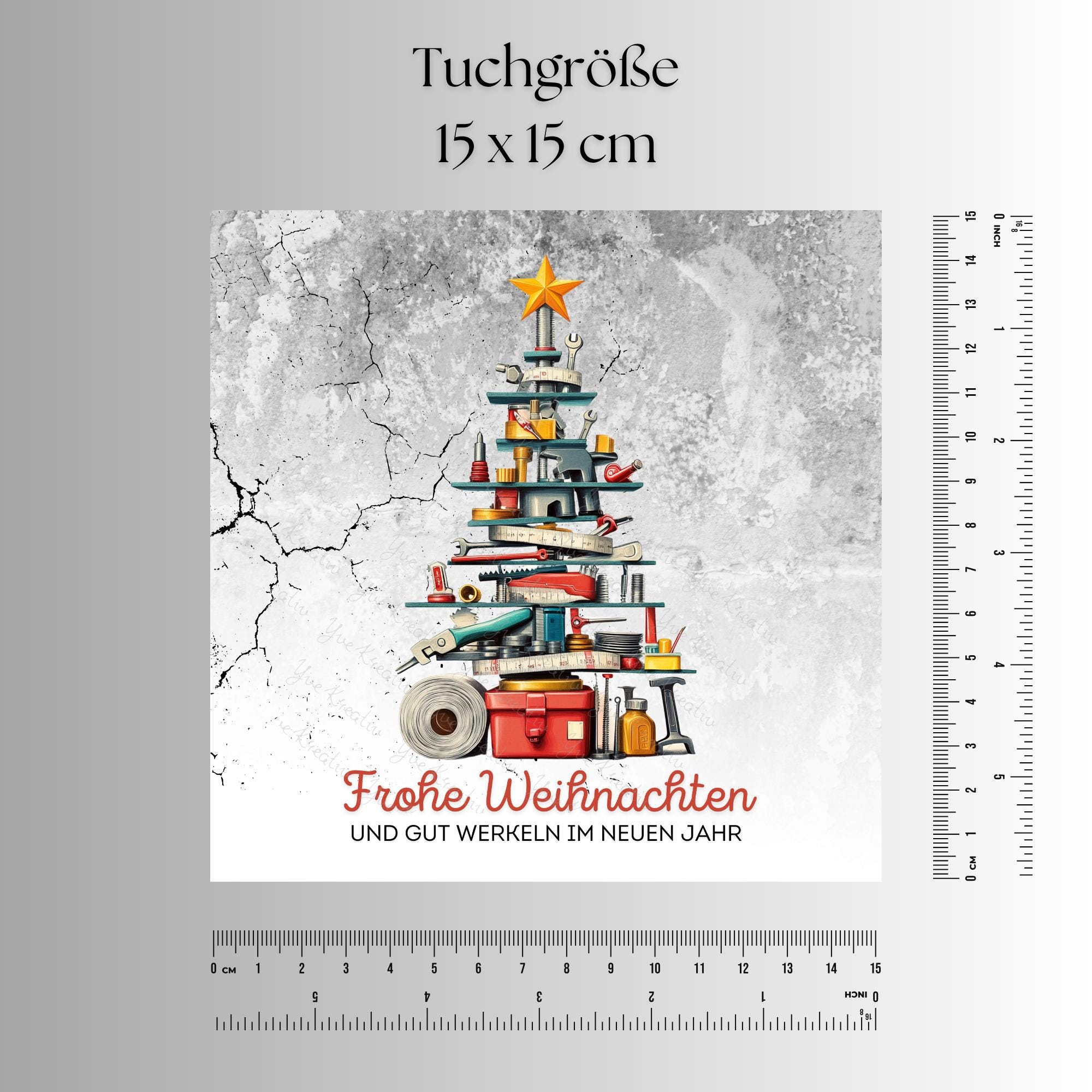 Brillenputztuch Tannenbaum Weihnachten Wichtelgeschenk Handwerker Geschenk bedrucktes Mikrofasertuch für Brillen Display Handy #WE22