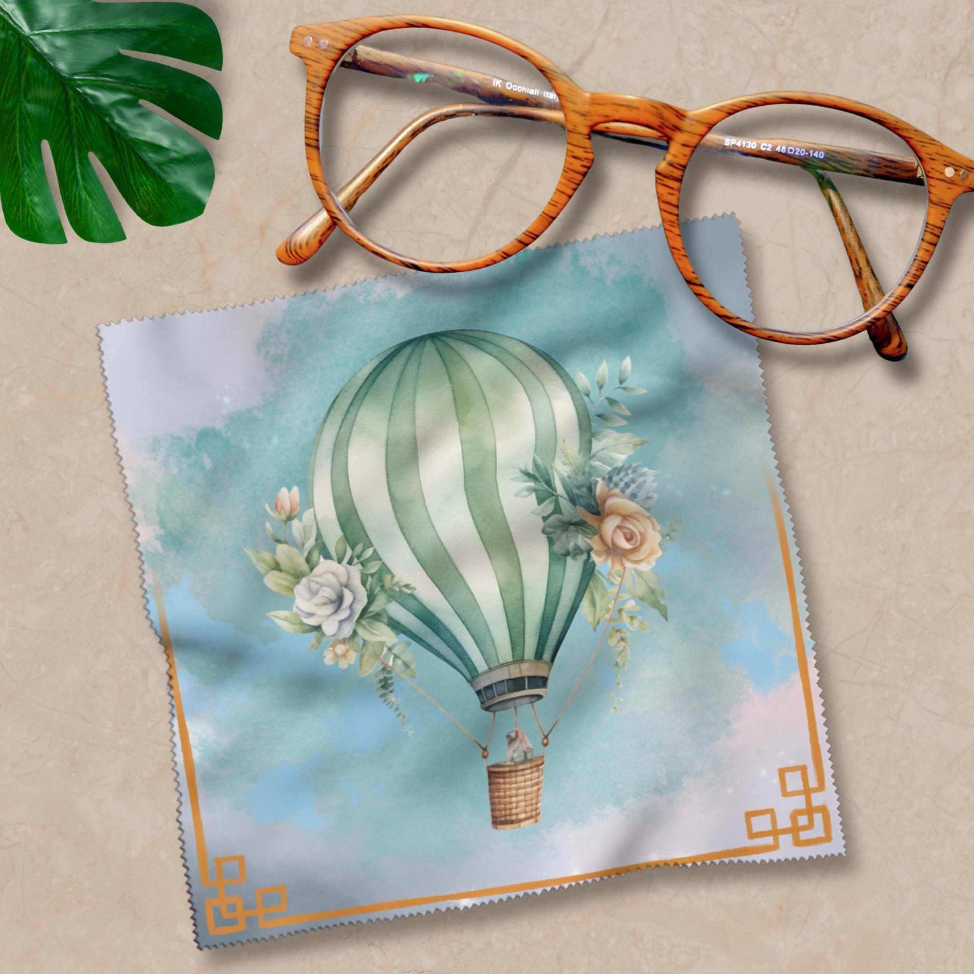 Brillenputztuch Ballonfahrt bedrucktes Mikrofasertuch für Brille Sonnenbrille Reinigungstuch Handy Bildschirm Kamera Objektiv #UR9 Brillenputztuch Ballonfahrt bedrucktes Mikrofasertuch für Brille Sonnenbrille Reinigungstuch Handy Bildschirm Kamera Objektiv #UR9