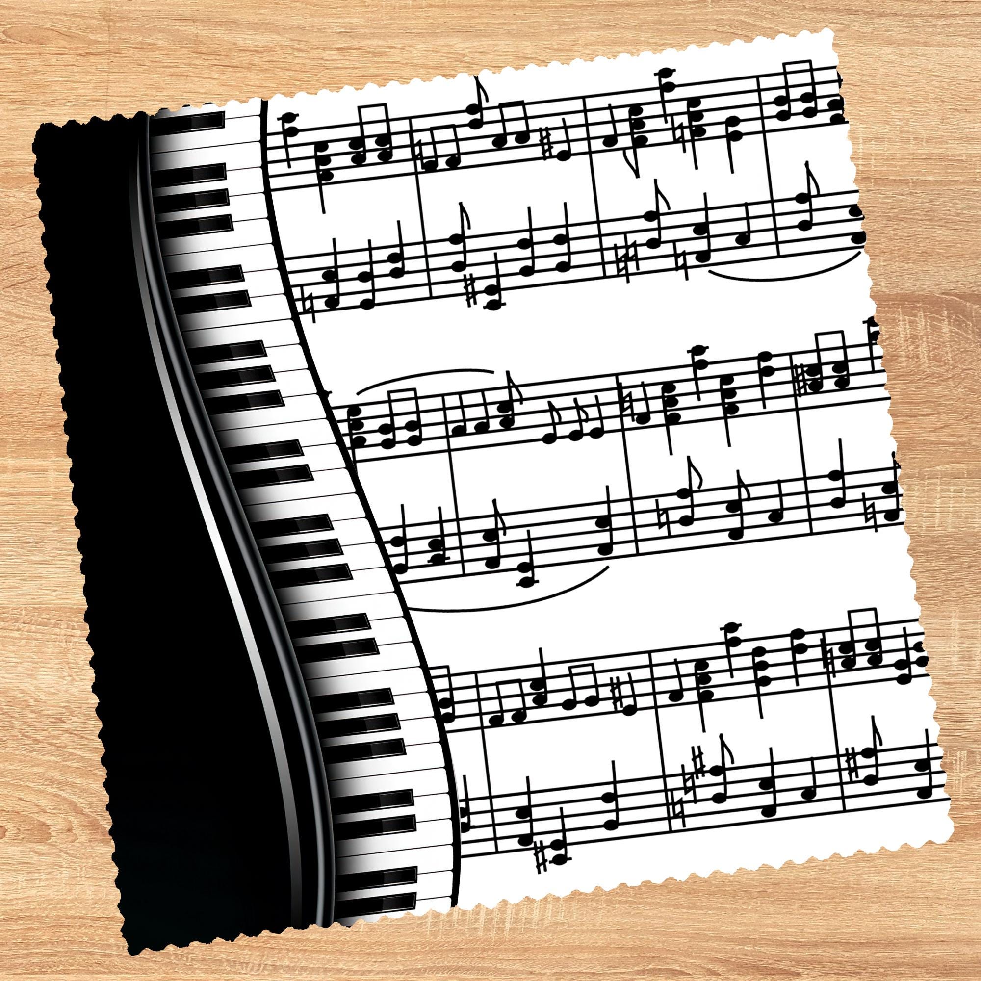 Brillenputztuch bedrucktes Mikrofasertuch für Sonnenbrille Tuch Display Geschenk Musiker Mitbringsel Musiklehrer Gutschein Klavier #MC1 Brillenputztuch bedrucktes Mikrofasertuch für Sonnenbrille Tuch Display Geschenk Musiker Mitbringsel Musiklehrer Gutschein Klavier #MC1