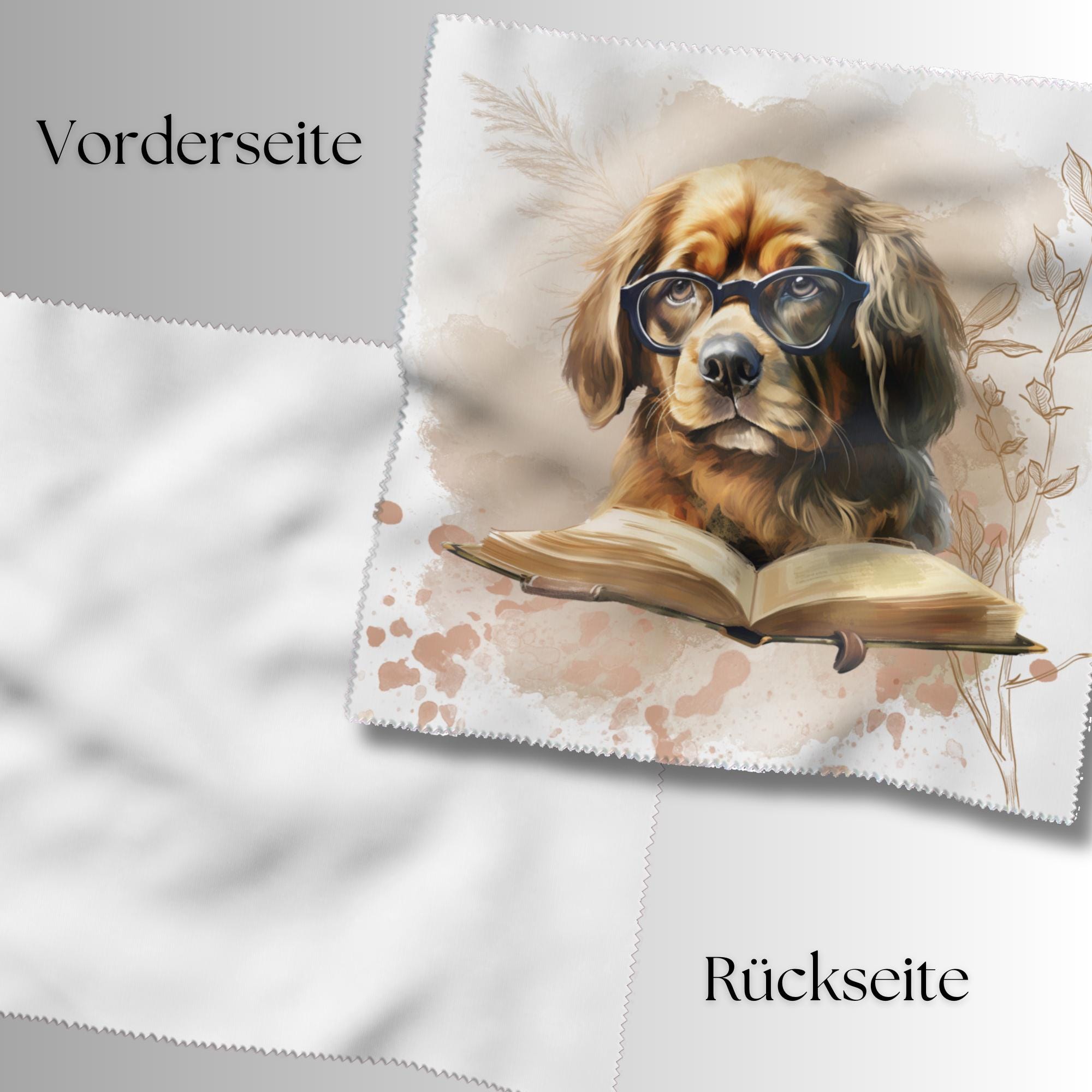 Brillenputztuch Lesen Hund bedrucktes Mikrofasertuch für Sonnenbrille Tuch für Displays Buch Geschenk Geburtstag Mitbringsel Leseratte #TI11 Brillenputztuch Lesen Hund bedrucktes Mikrofasertuch für Sonnenbrille Tuch für Displays Buch Geschenk Geburtstag Mitbringsel Leseratte #TI11